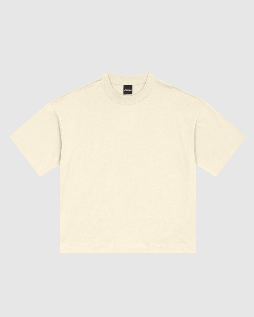 Camiseta Ampla Feminina Gola Textura Ribana Em Algodão - ENFIM - Imagem 10