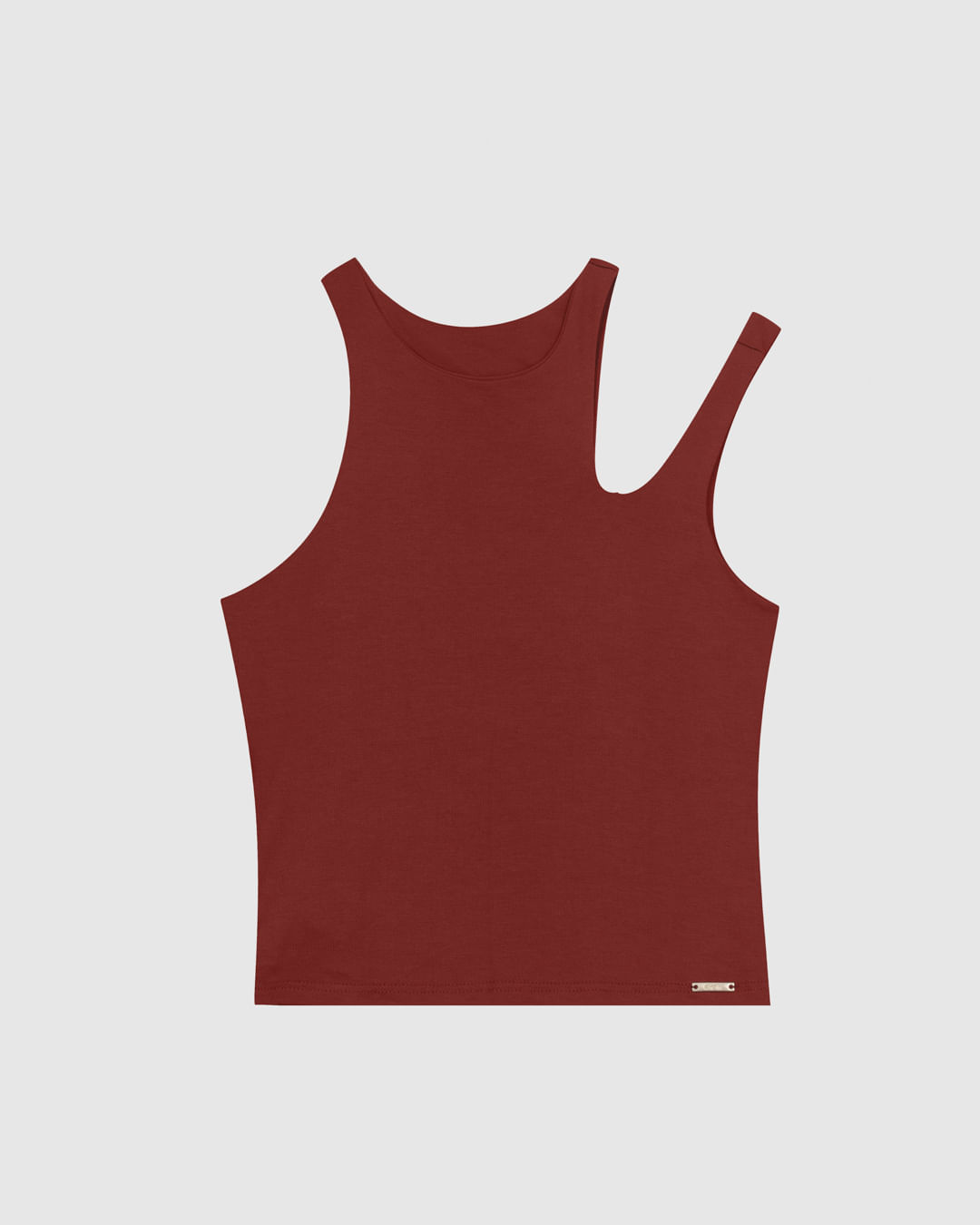 Regata Justa Feminina Recorte Cut Out Ombro Em Viscose Stretch - ENFIM - Imagem 4