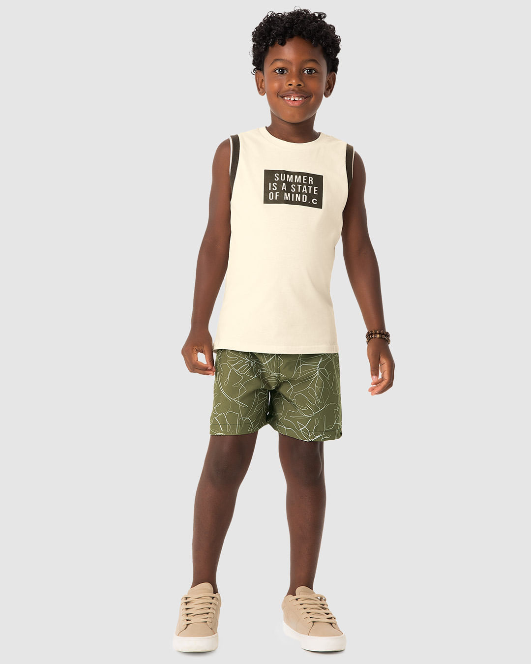 Conjunto Menino Regata Summer Is A State Of Mind Em Algodão - Carinhoso - Imagem 16