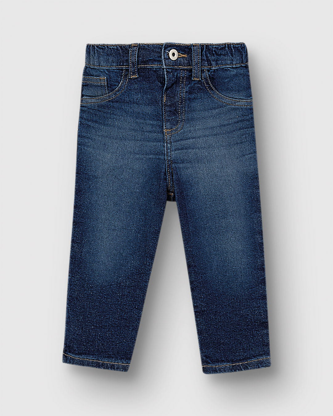 Calça Unissex Relaxed Fit Em Jeans Com Elastano - Carinhoso - Imagem 7