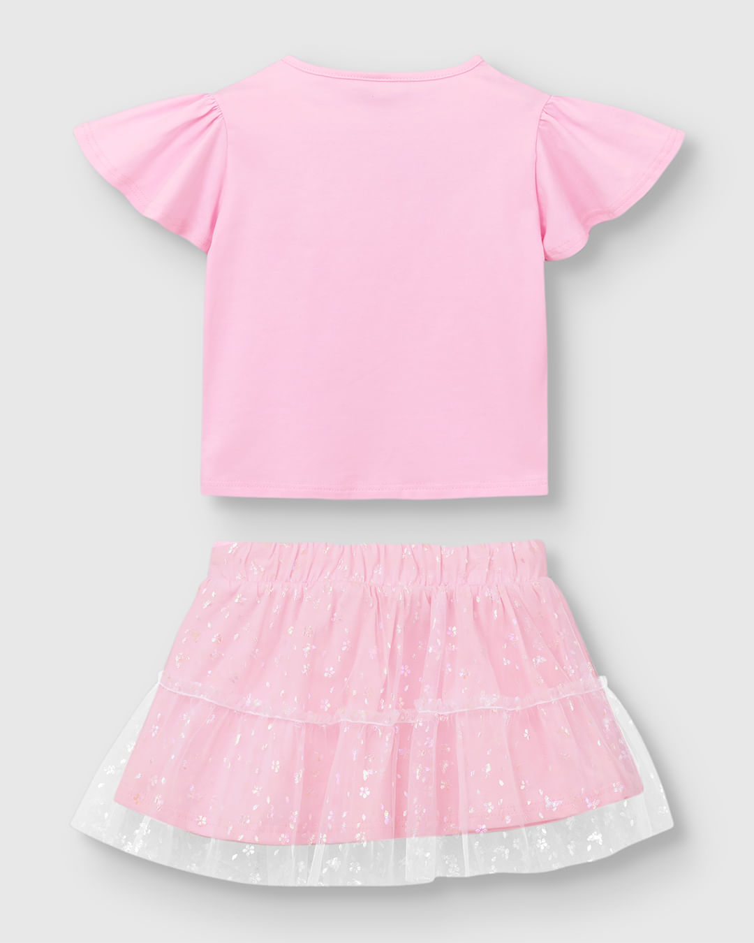 Conjunto Menina Blusa Bordado + Saia Em Algodão E Tule Foil - Carinhoso - Imagem 11