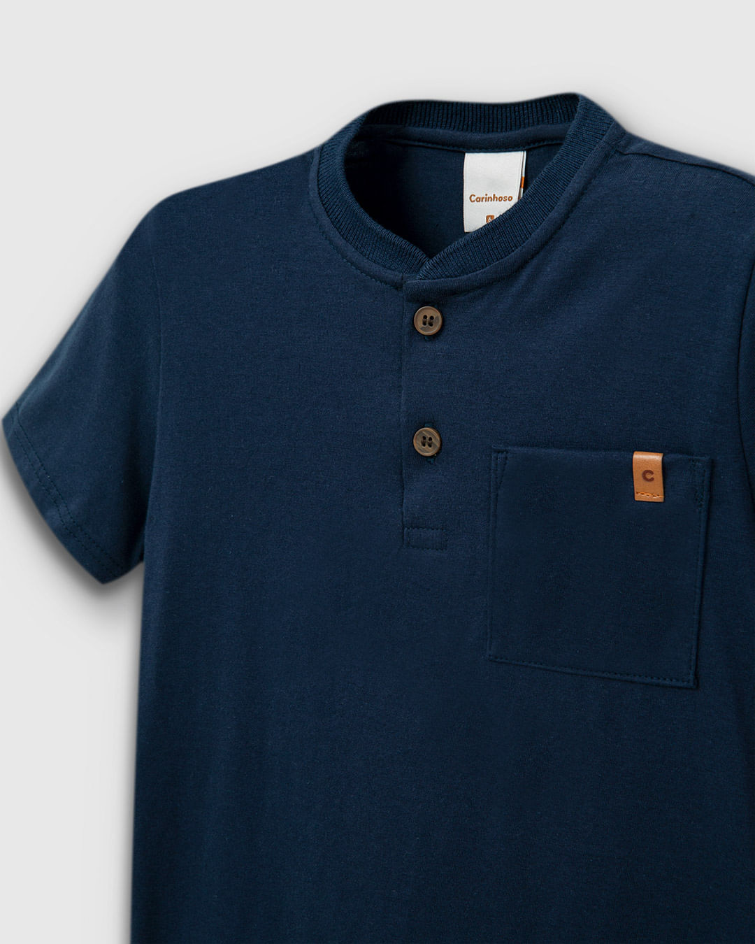 Conjunto Menino Camiseta Peitilho E Bermuda Estampada Em Algodão - Carinhoso - Imagem 9