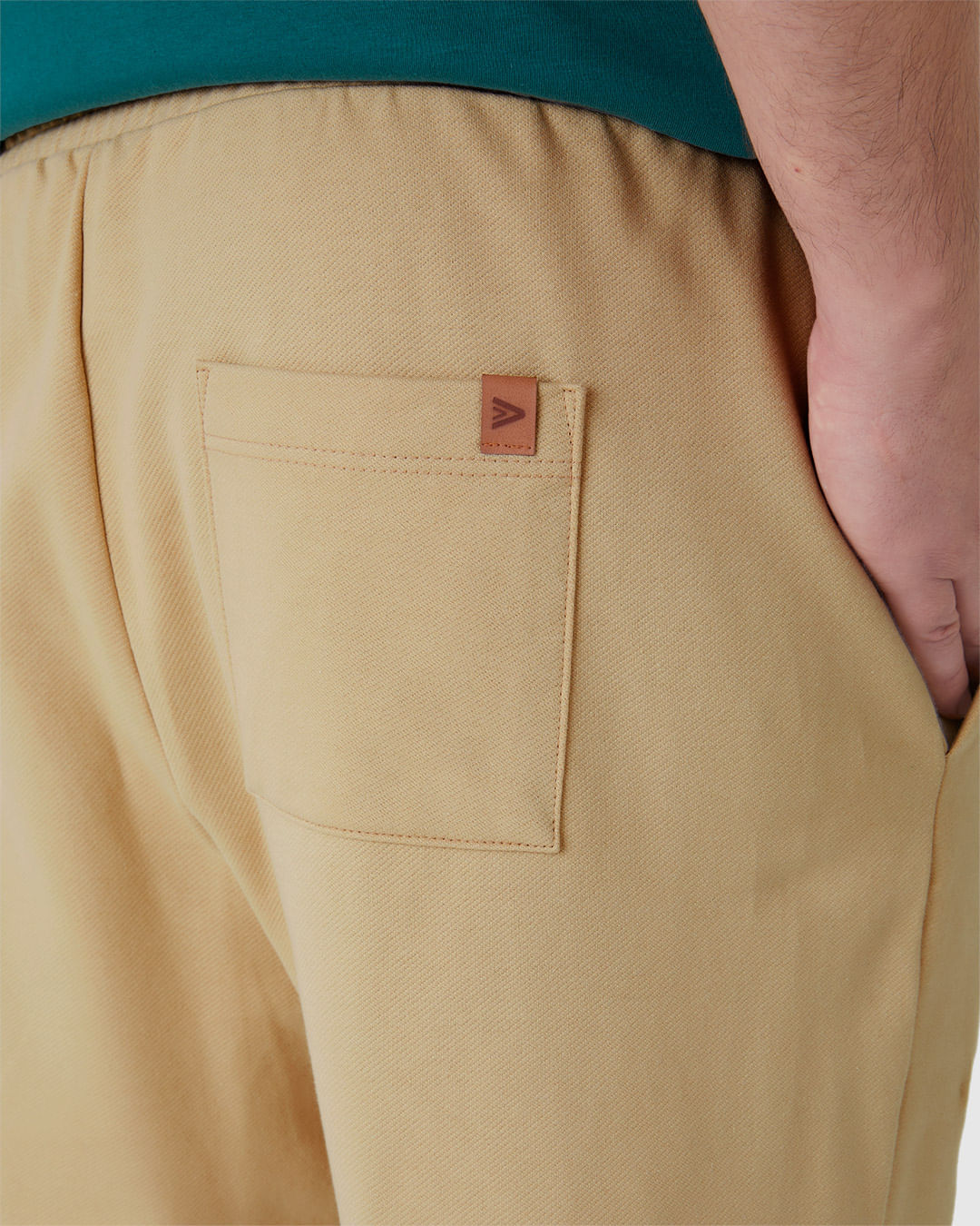 Bermuda Masculina Plus Size Bolso Faca Lateral Em Moletom Sarjado - Imagem 23