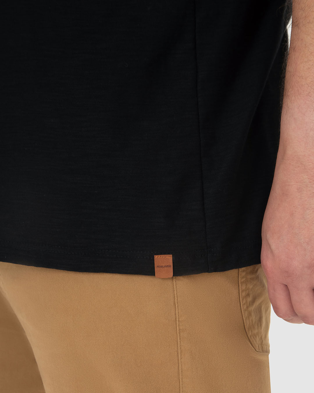 Camiseta Masculina Plus Size Peitilho Frontal Botões Em Malha Rajada - Imagem 16