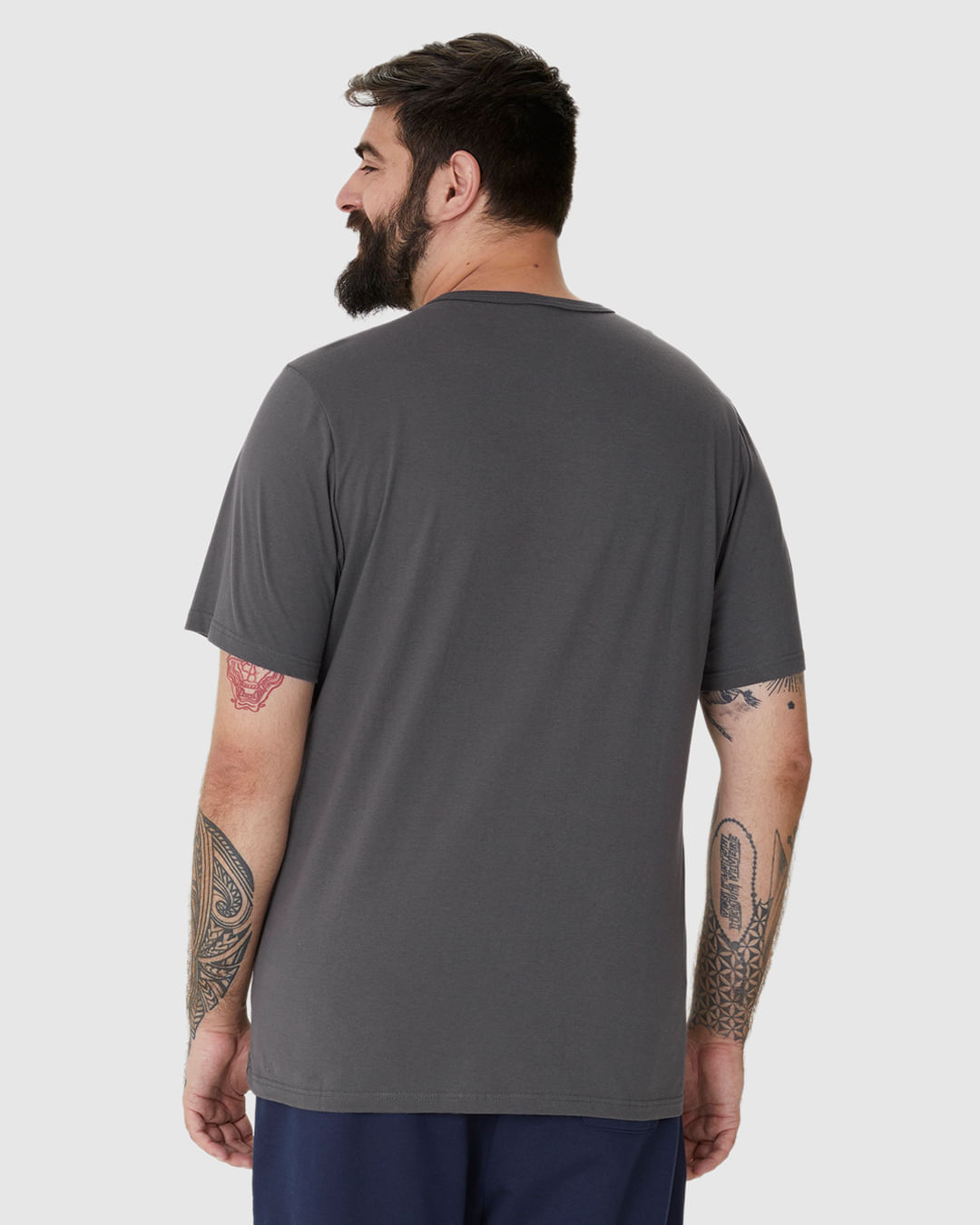 Camiseta Masculina Plus Size Tropical Collection Em Algodão - Imagem 25