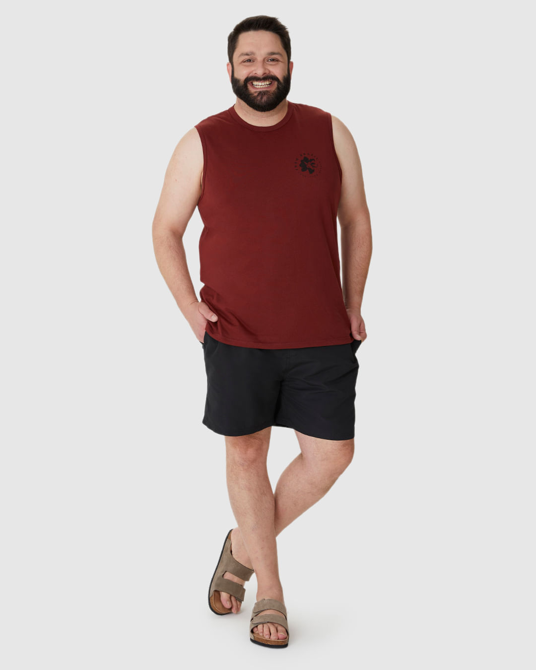 Shorts Masculino Plus Size Cós Com Cadarço Funcional Em Tafetá