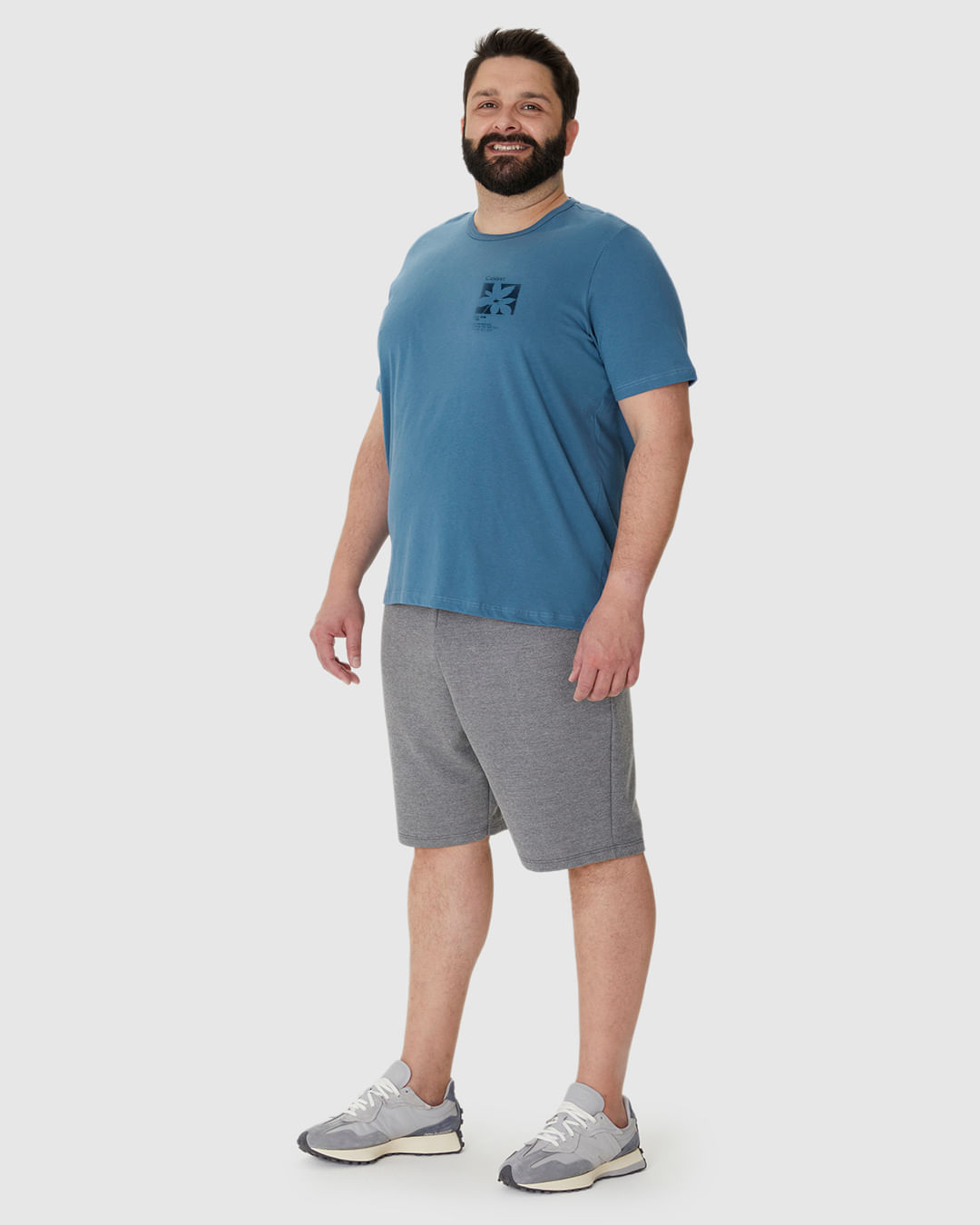 Camiseta Masculina Plus Size Close To Nature Relax All Day Em Algodão - Imagem 22