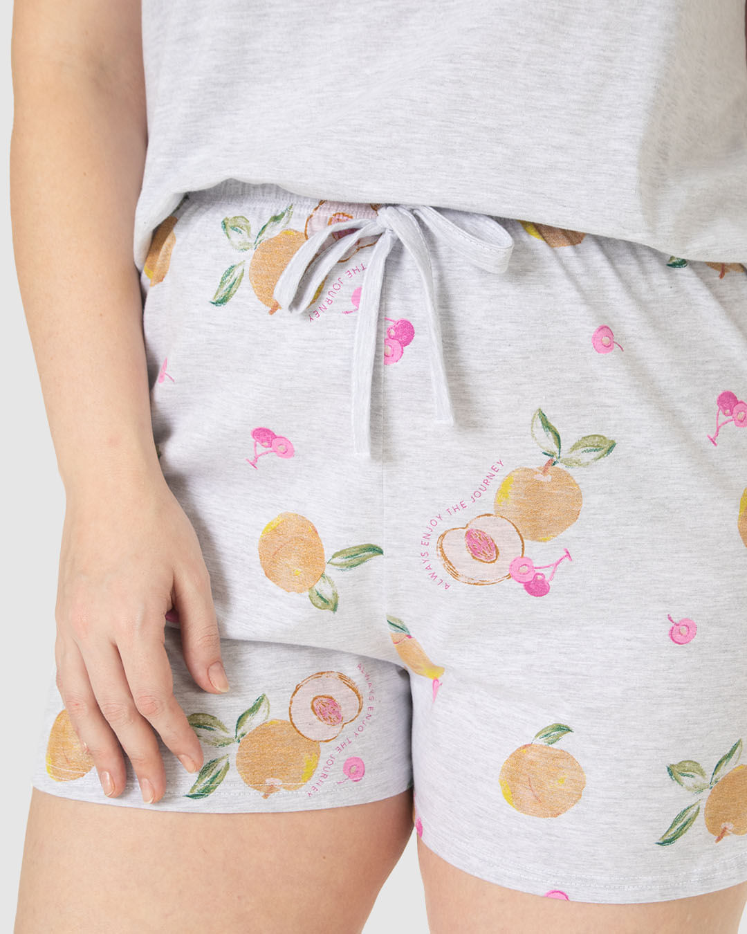 Pijama Feminino Plus Size Always Enjoy The Journey Em Algodão - Imagem 16
