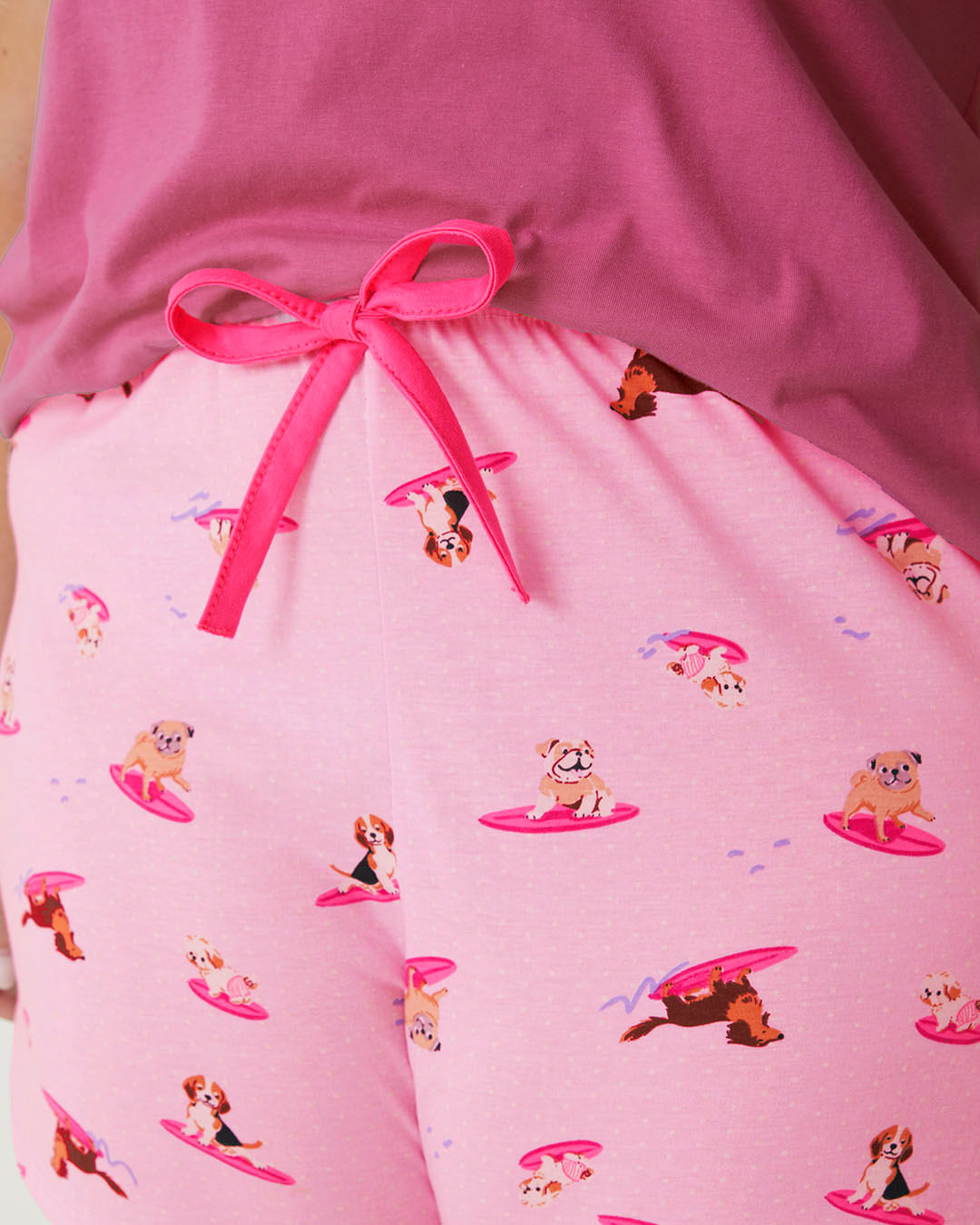 Pijama Feminino Plus Size Let Yourself Be As Free As The Ocean Em Algodão - Imagem 4