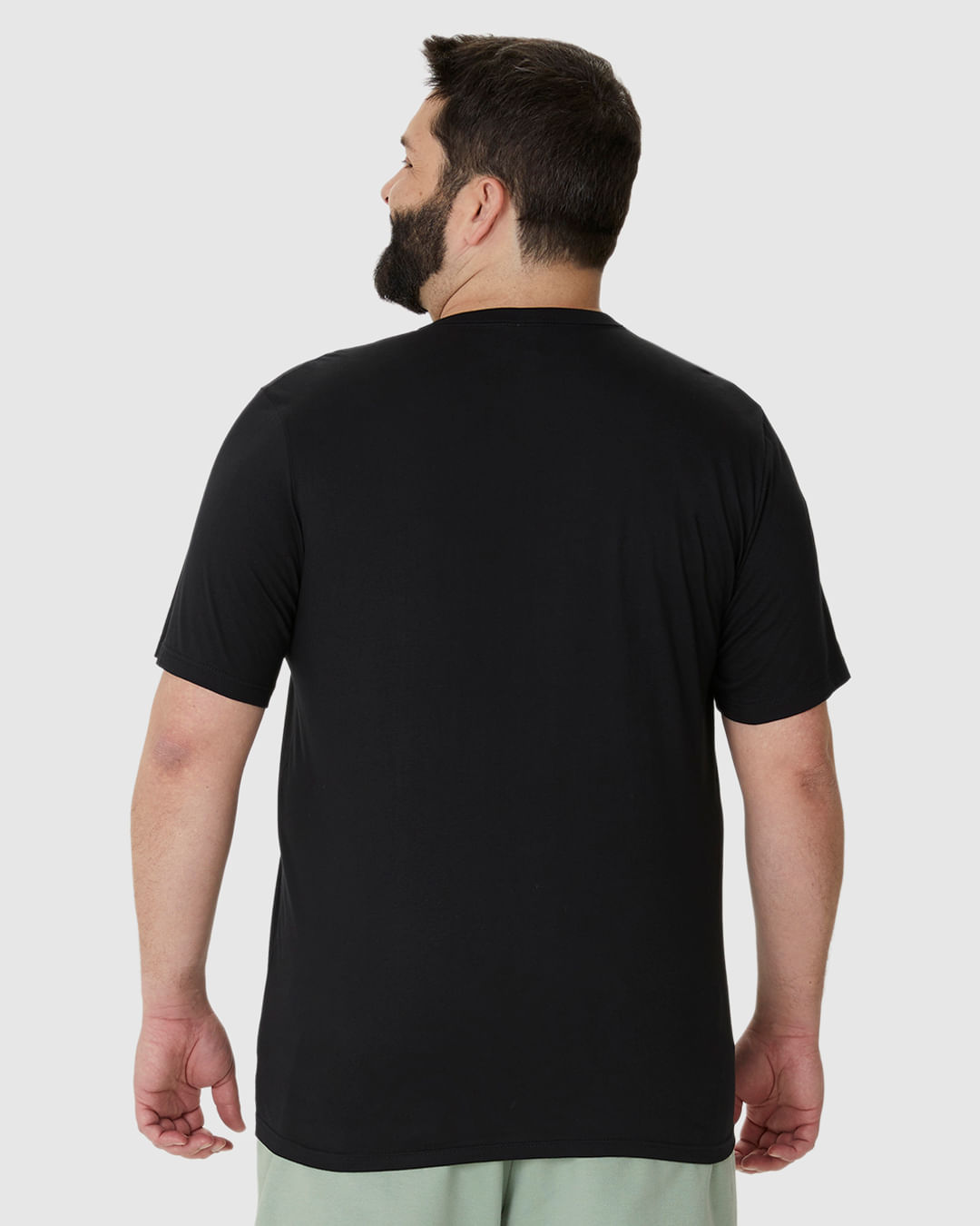 Camiseta Masculina Plus Size Estampa Alto Relevo Simplify Em Algodão - Imagem 5