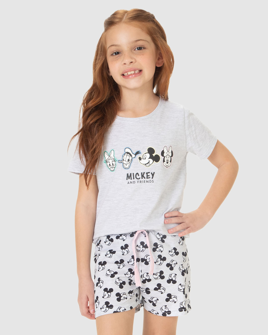 Pijama Infantil Menina Mickey And Friends Em Algodão Malwee Kids - Imagem 15