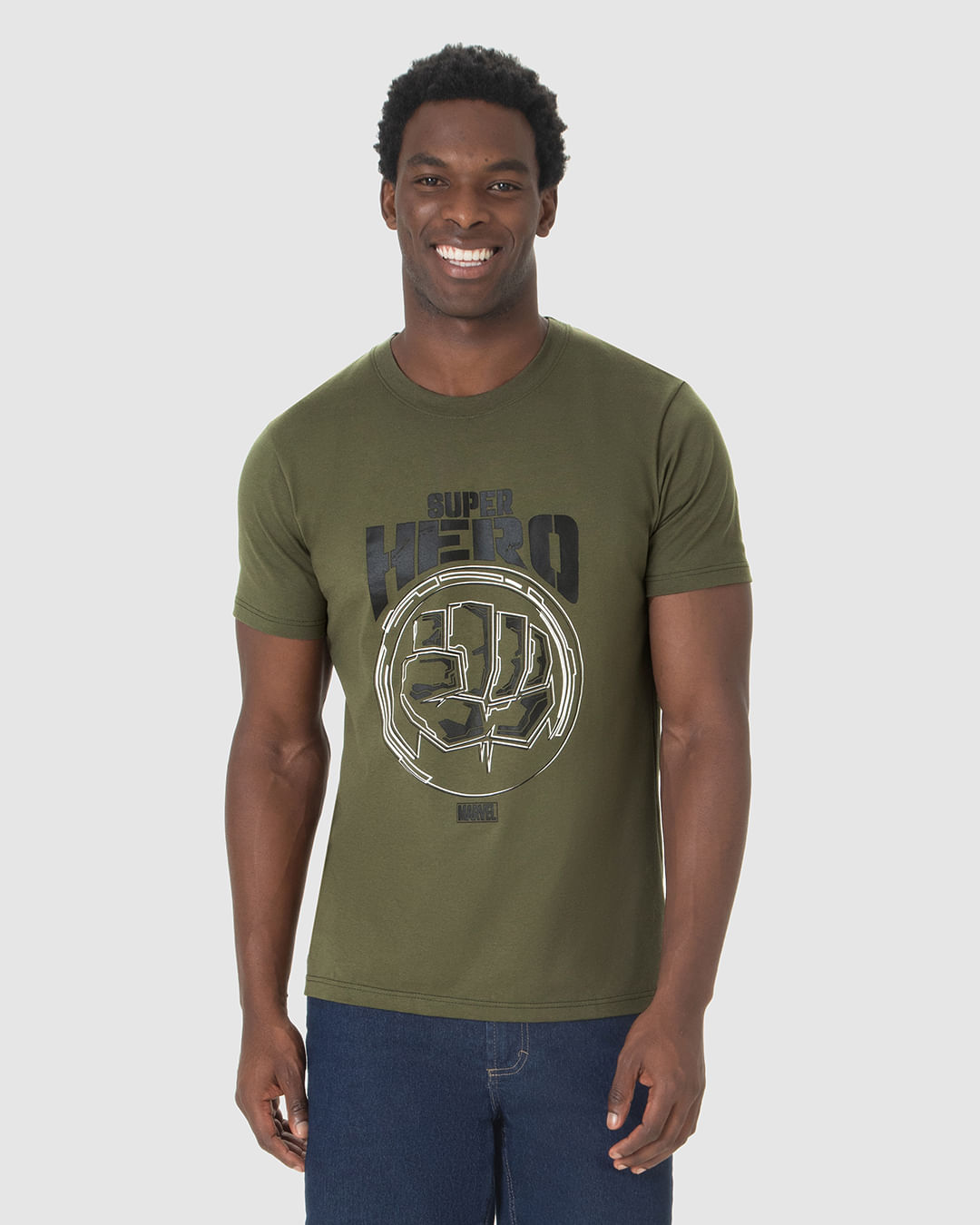 Camiseta Masculina Avengers Super Hero Em Algodão - Imagem 25
