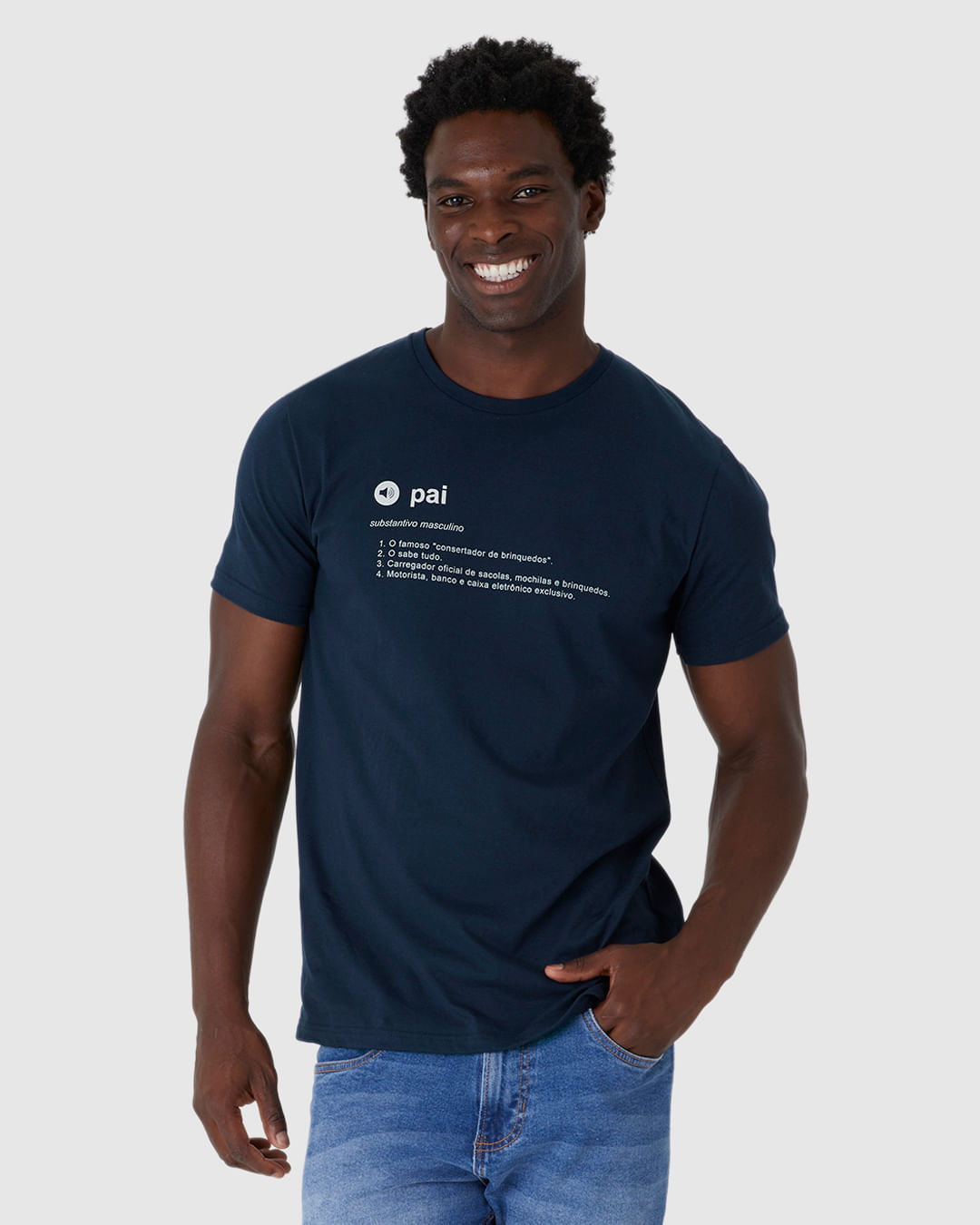 Camiseta Masculina Dicionário Palavra Pai Em Algodão - Imagem 16