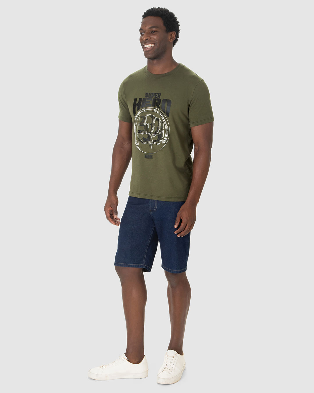 Camiseta Masculina Avengers Super Hero Em Algodão - Imagem 14