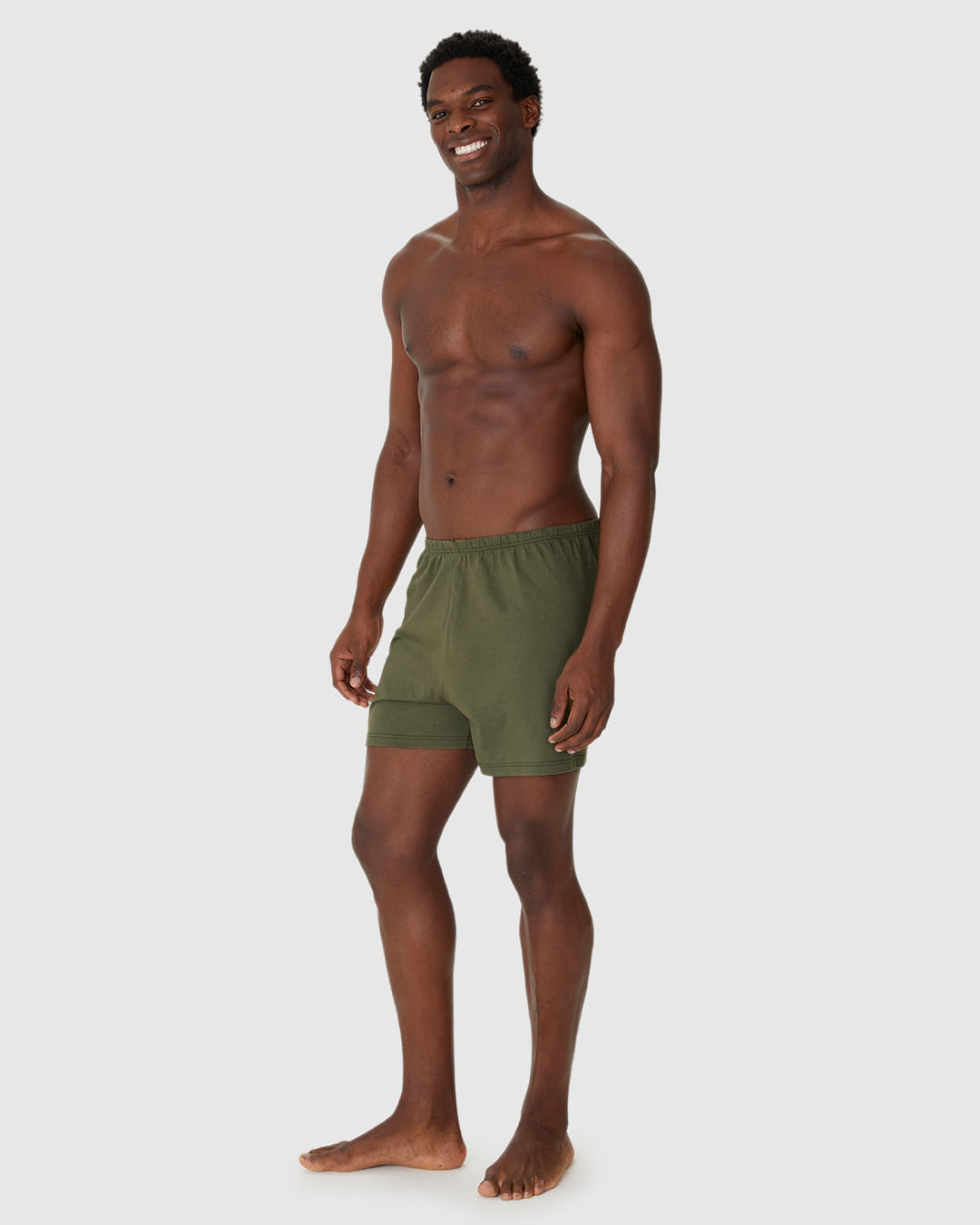Shorts Masculino De Pijama Cós Elástico Em Algodão - Imagem 22