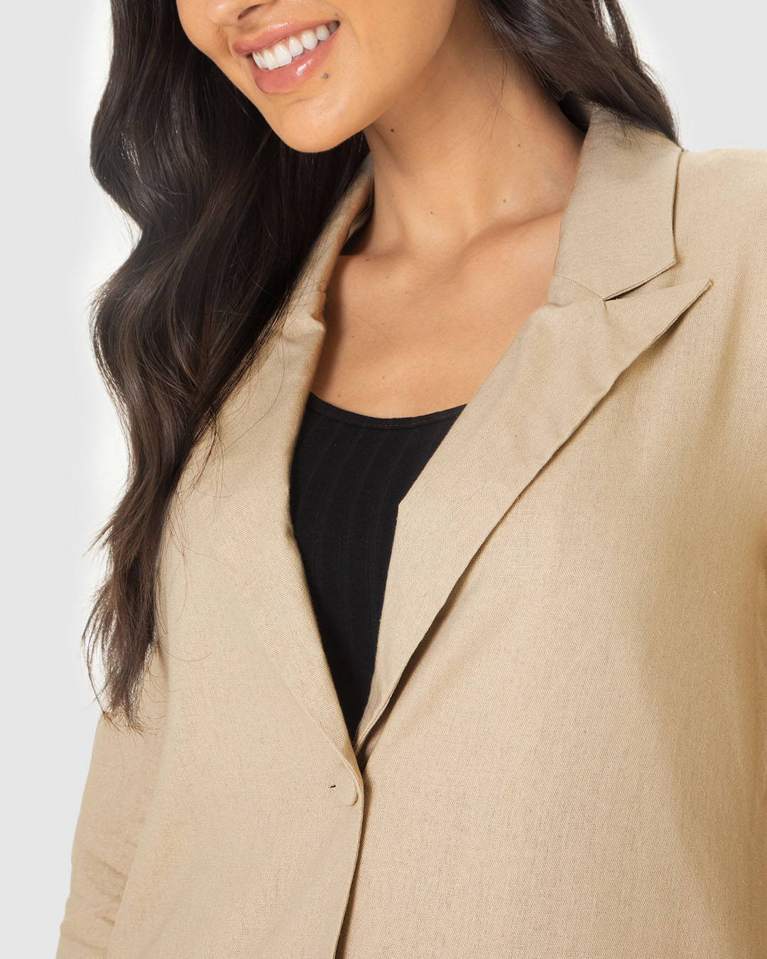 Blazer Feminino Com Bolso Frontal Em Viscolinho - Imagem 21