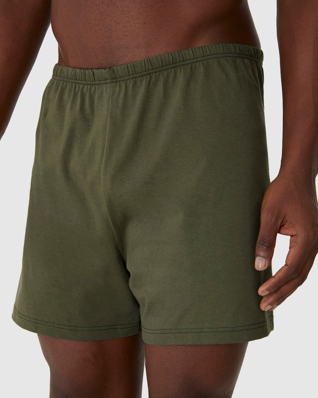 Shorts Masculino De Pijama Cós Elástico Em Algodão - Imagem 3