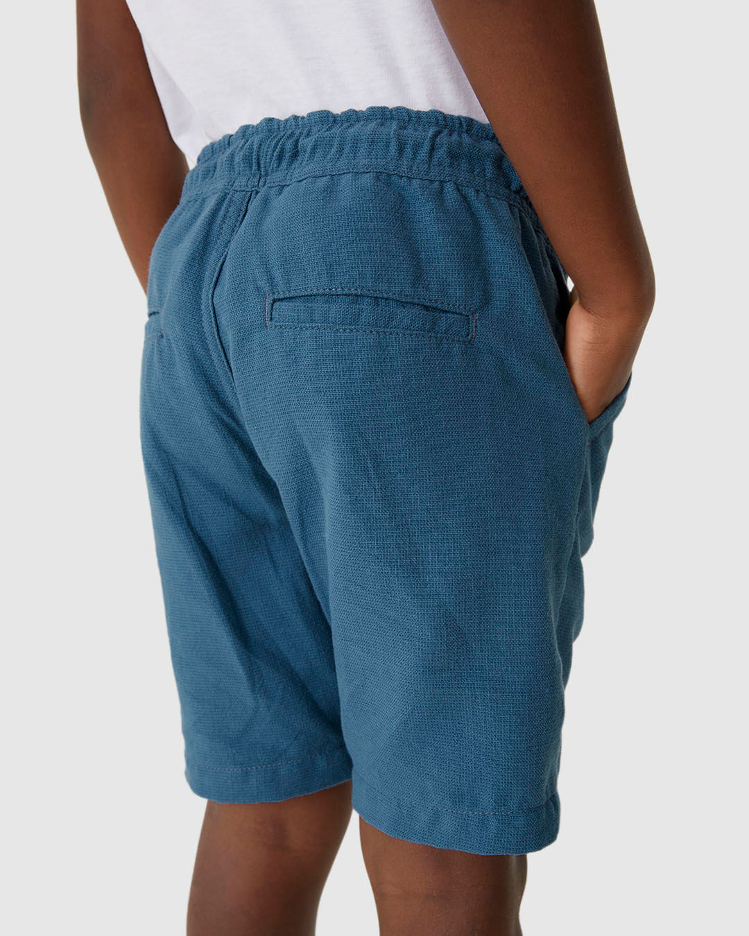 Bermuda Infantil Menino Chino Cadarço Funcional Em Linho Malwee Kids - Imagem 40