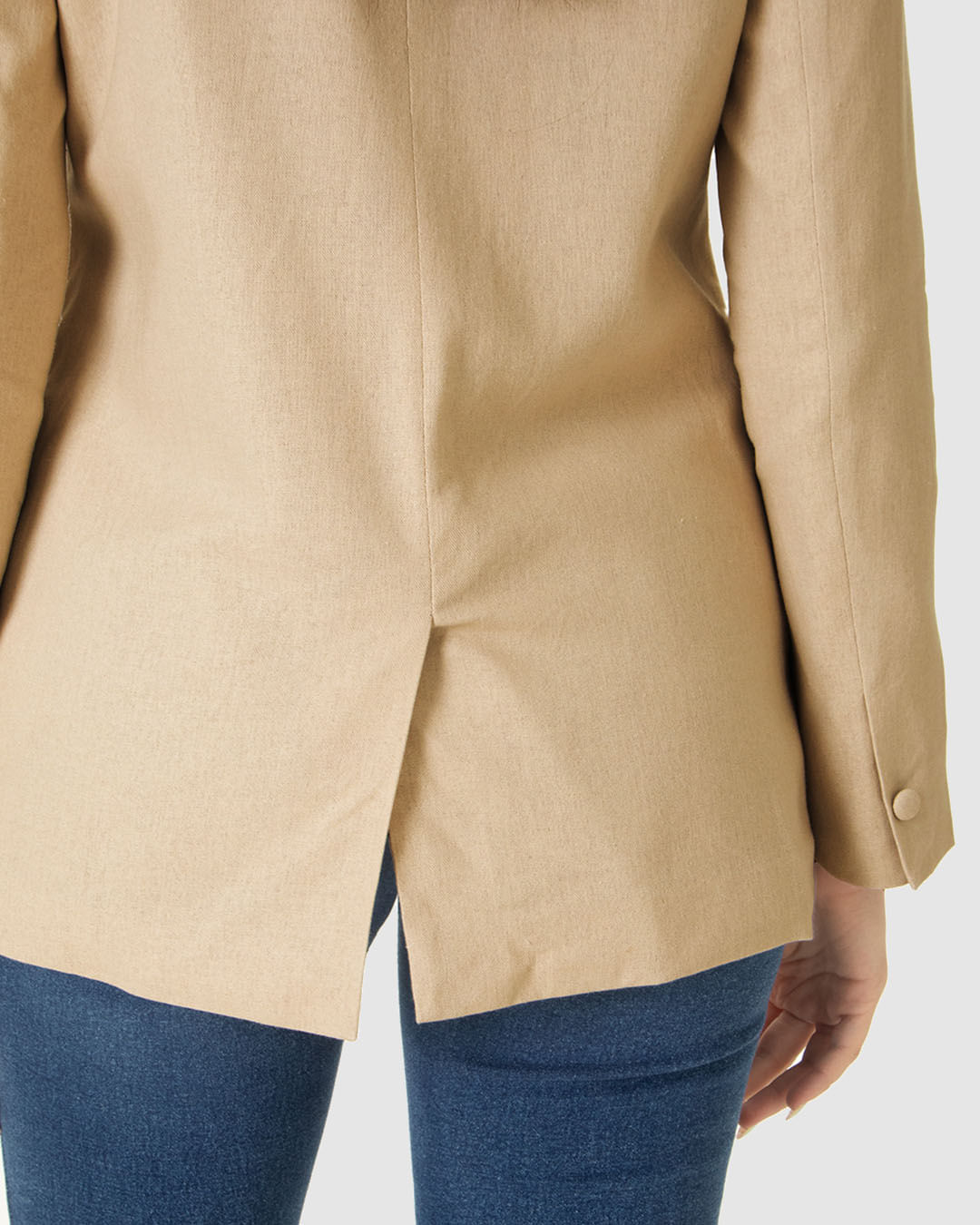 Blazer Feminino Com Bolso Frontal Em Viscolinho - Imagem 10