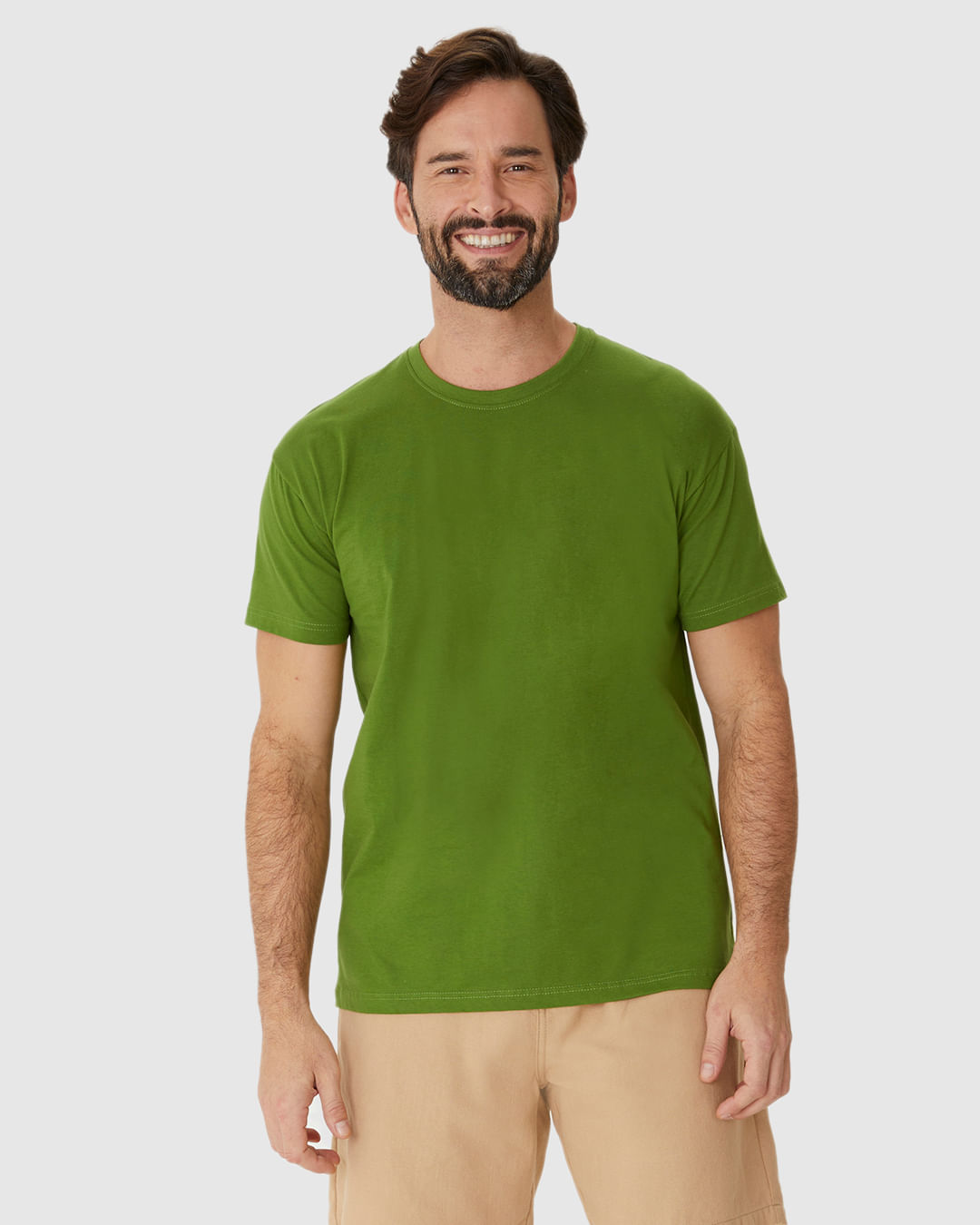 Camiseta Original Masculina Decote Redondo Em Algodão - Imagem 4