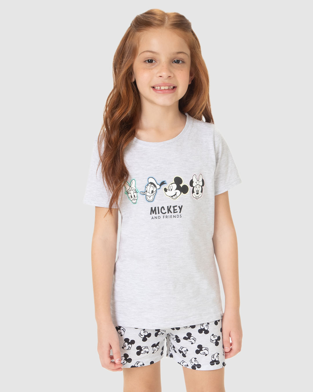 Pijama Infantil Menina Mickey And Friends Em Algodão Malwee Kids - Imagem 54