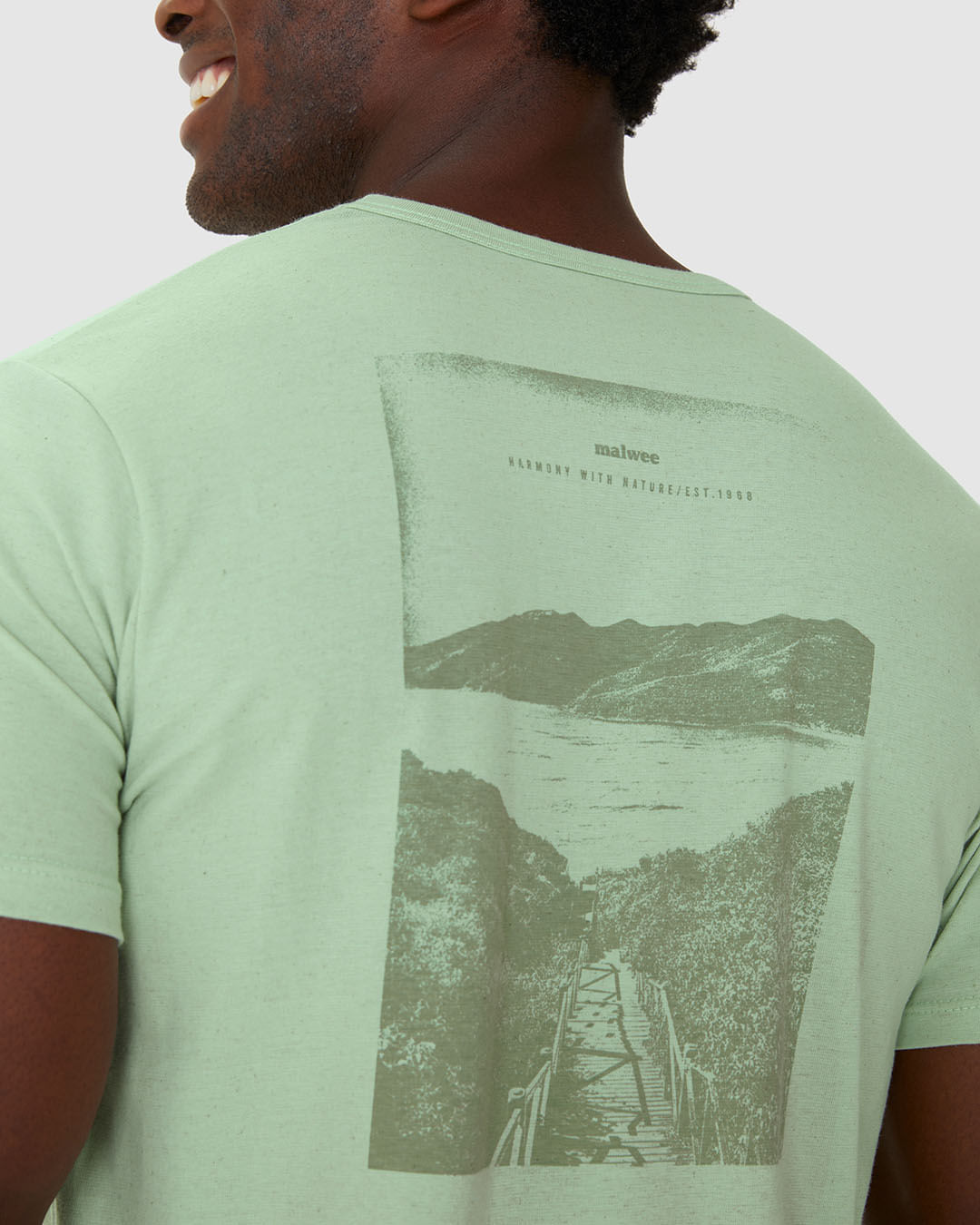 Camiseta Masculina Estampa Frontal E Costas Em Malha Linho - Imagem 30