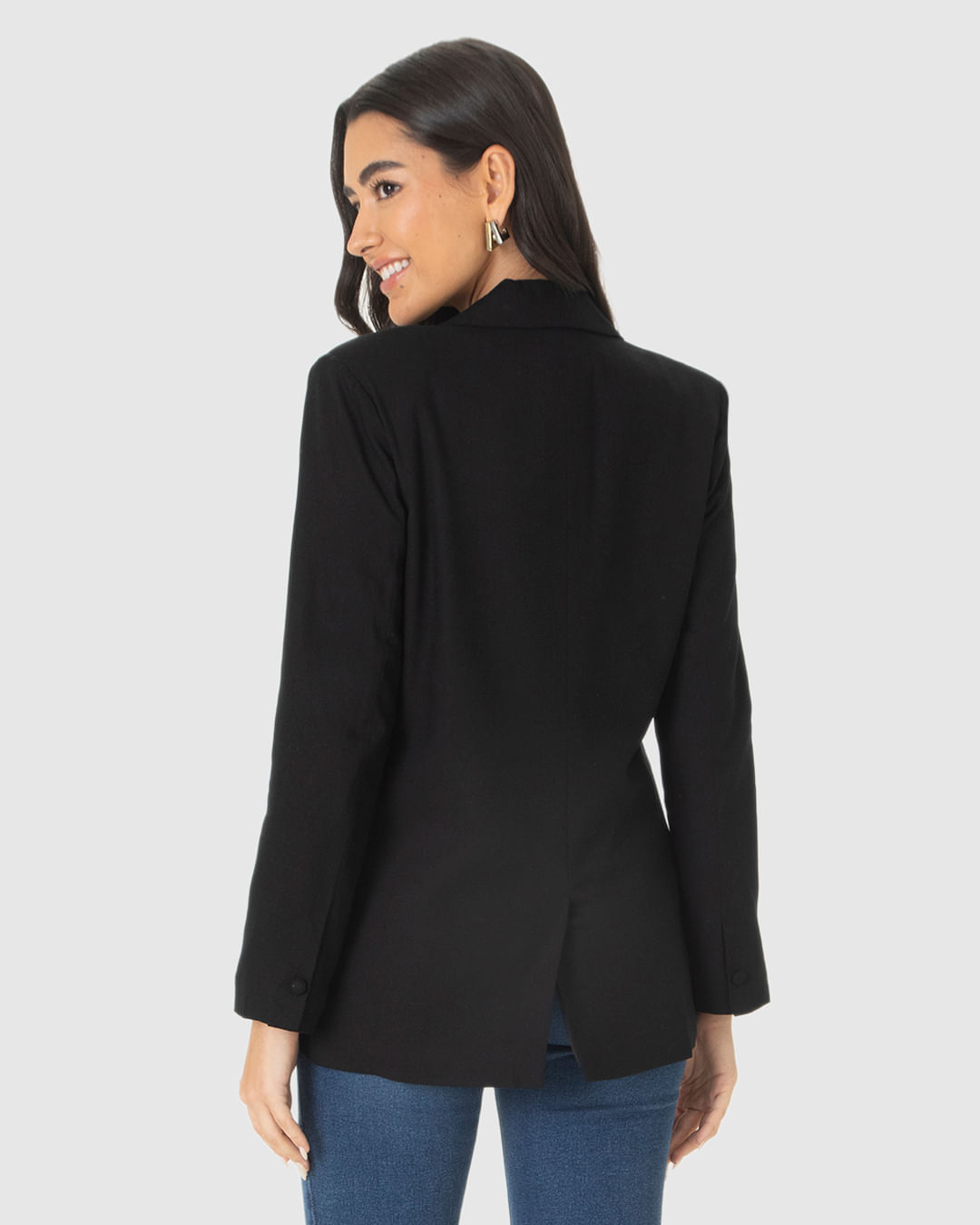 Blazer Feminino Com Bolso Frontal Em Viscolinho - Imagem 24