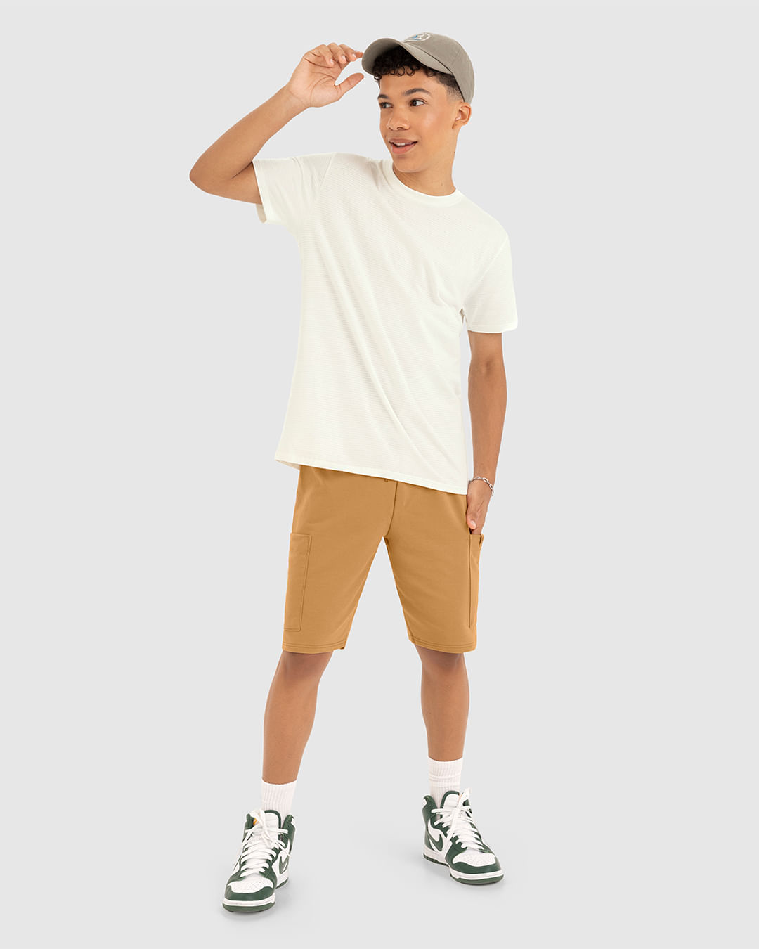 Camiseta Menino Estampa Costas Venice Beach Em Malha Listrada Malwee Kids - Imagem 10