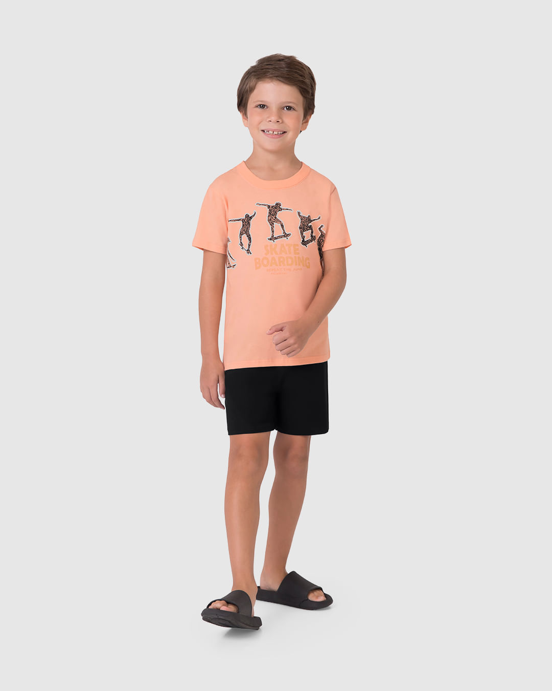 Pijama Infantil Menino Skate Boarding Repeat The Jump Em Algodão Malwee Kids - Imagem 15