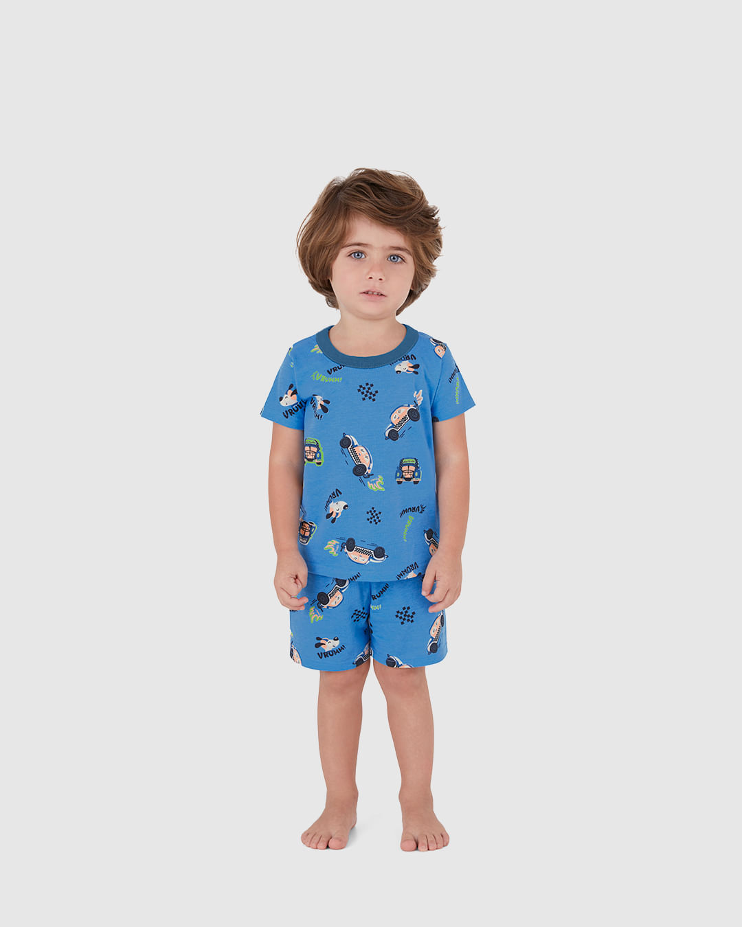 Pijama Infantil Menino Estampado Brilha No Escuro Em Algodão Malwee Kids