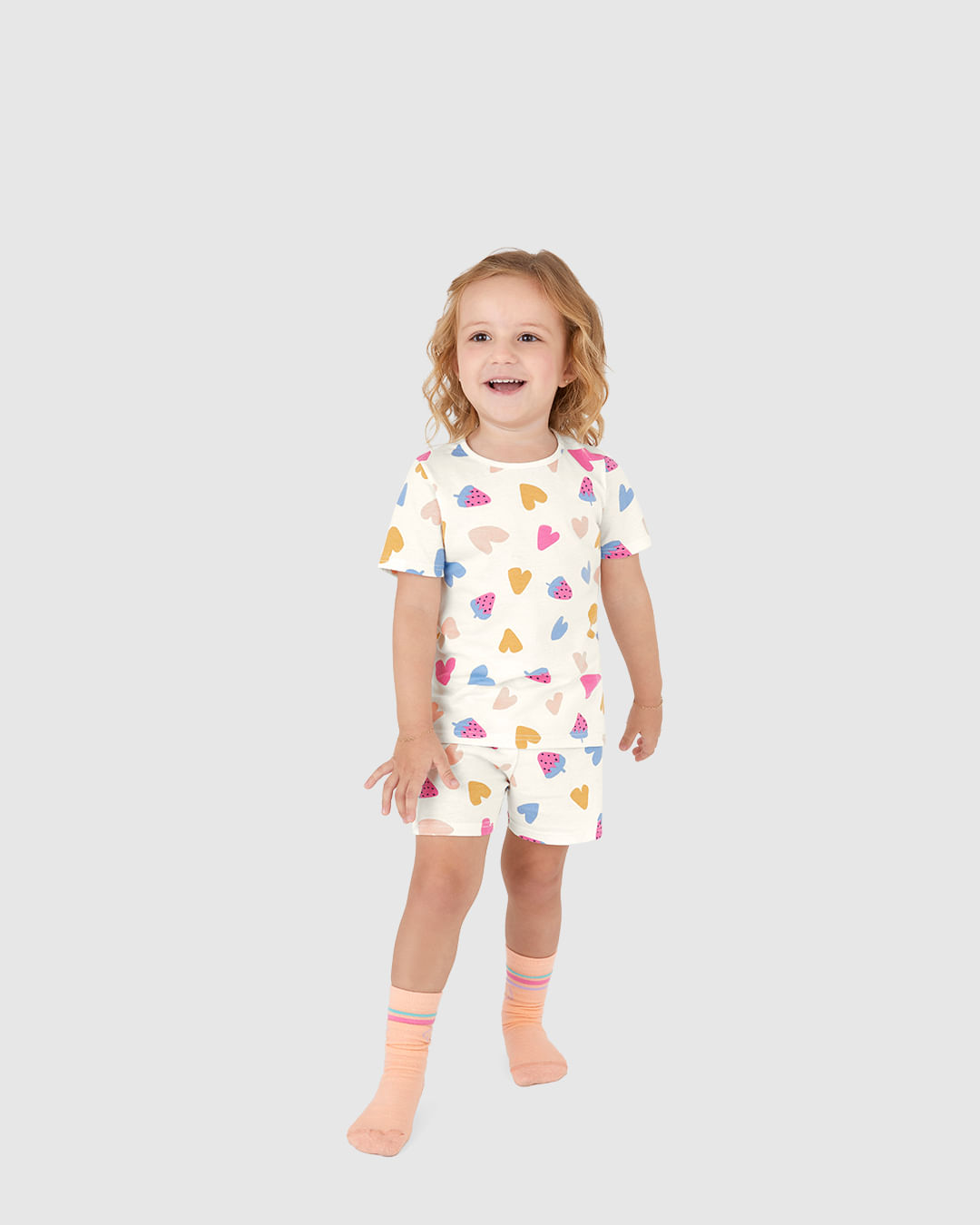 Pijama Infantil Menina Estampado Brilha No Escuro Em Algodão Malwee Kids - Imagem 9
