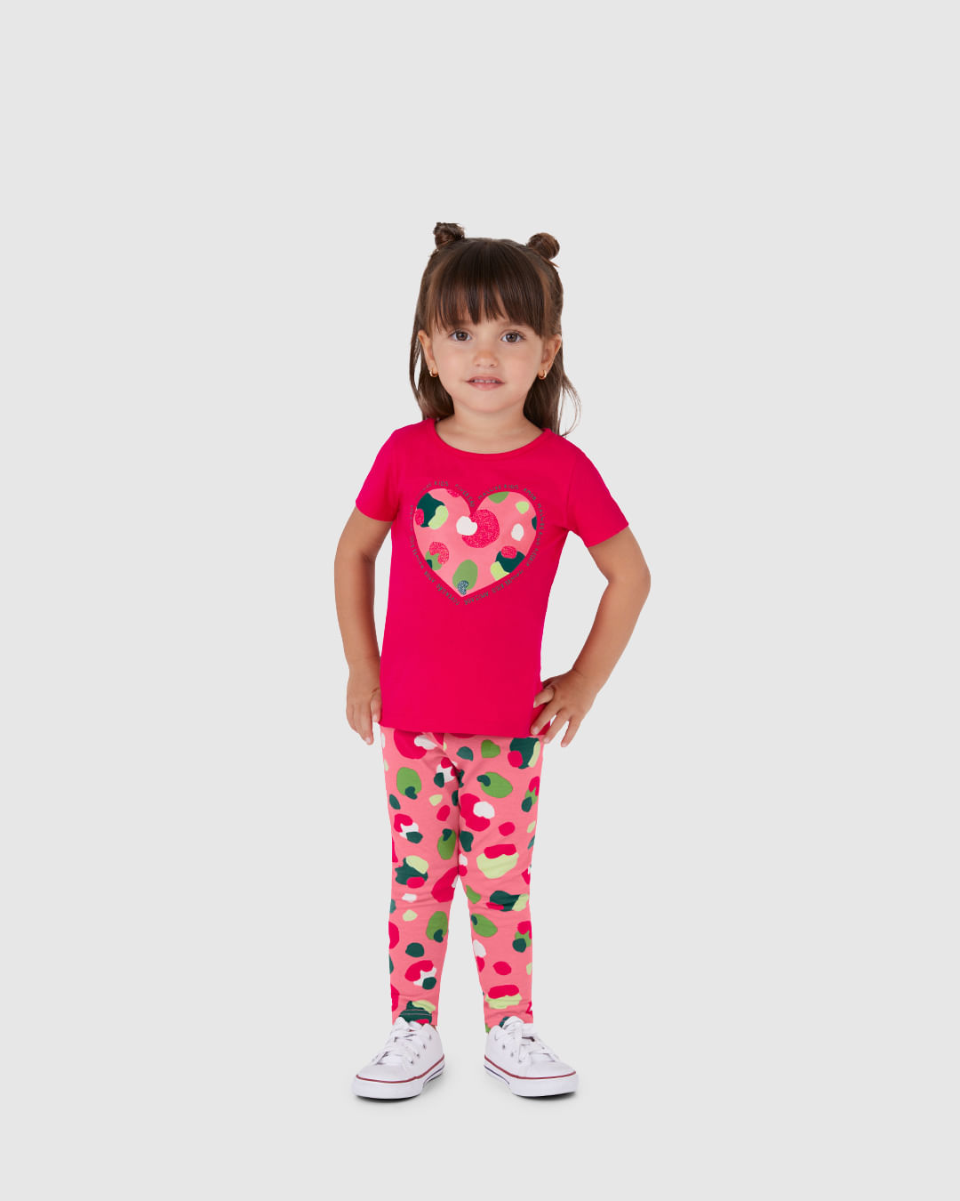 Conjunto Infantil Menina Diversão Amor Amizade Em Algodão Malwee Kids - Imagem 9