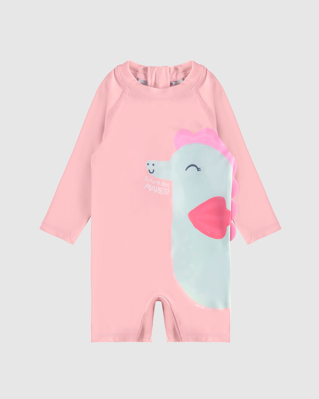 Macacão Praia Infantil Menina Manga Longa Em Malha UV50+ Malwee Kids - Imagem 9