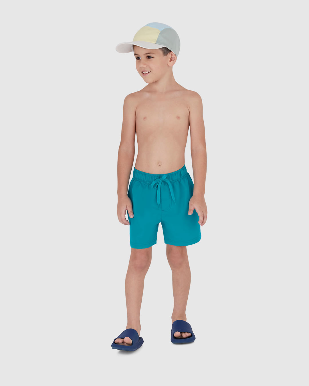 Kit 2 Shorts De Banho Infantil Menino Em Microfibra Malwee Kids