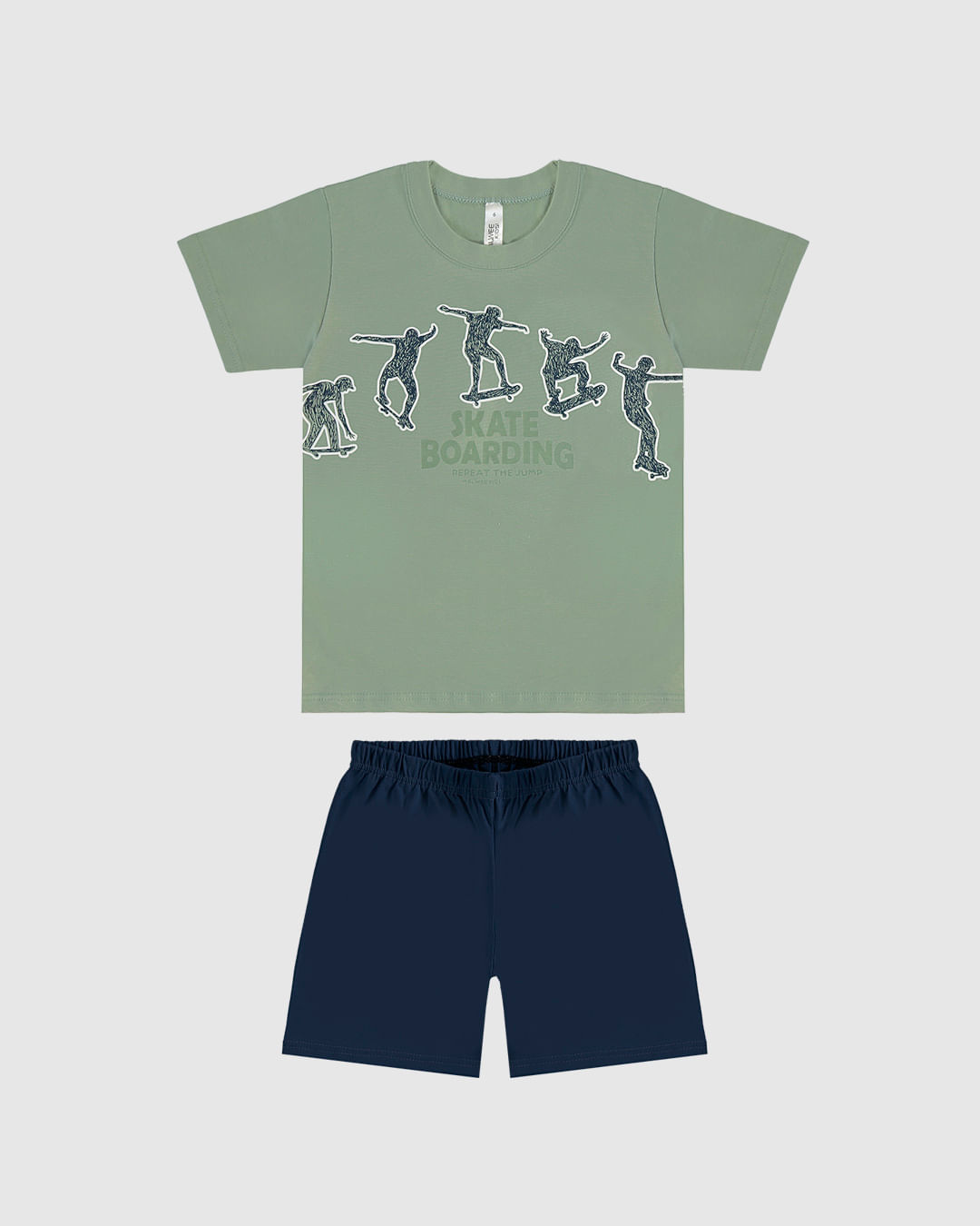 Pijama Infantil Menino Skate Boarding Repeat The Jump Em Algodão Malwee Kids - Imagem 7