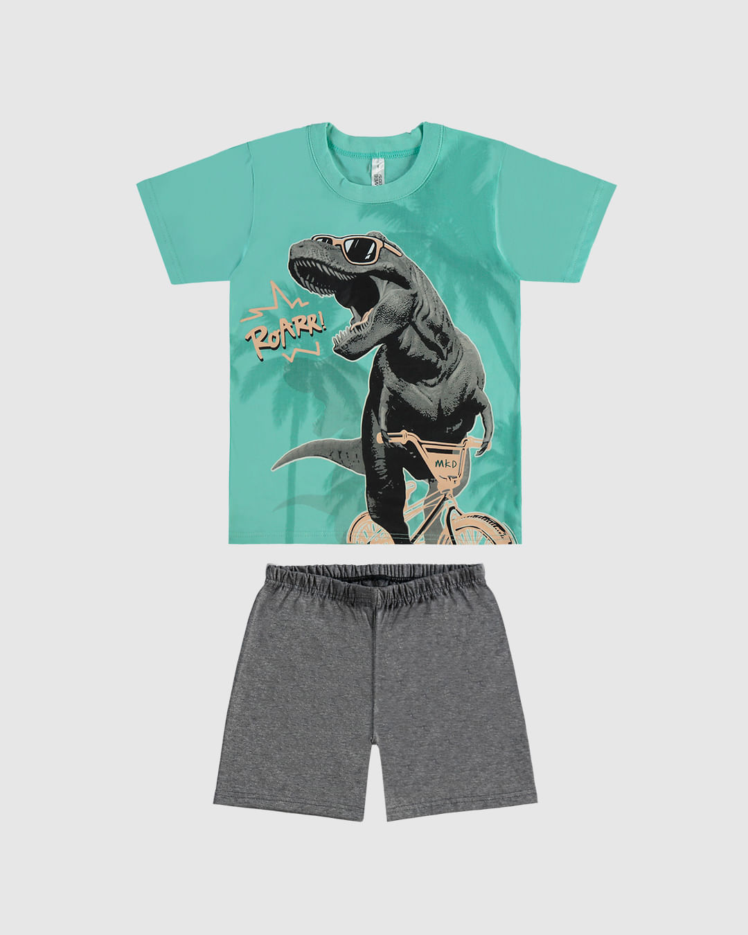 Pijama Infantil Menino Estampa Dinossauro Em Algodão Malwee Kids - Imagem 9