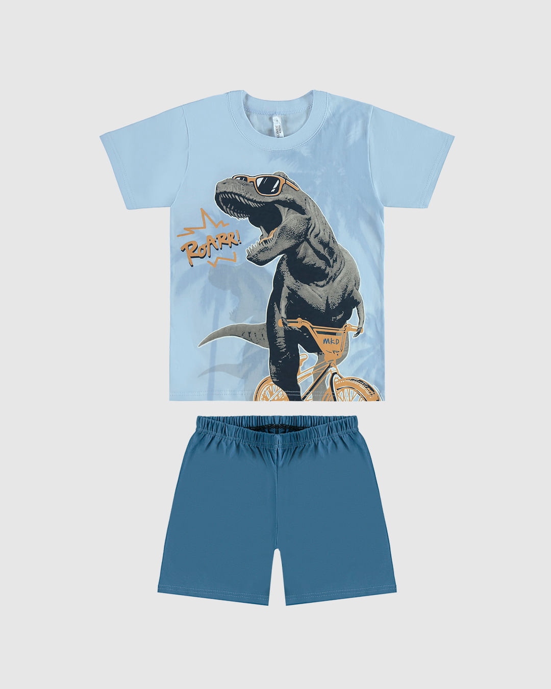 Pijama Infantil Menino Estampa Dinossauro Em Algodão Malwee Kids - Imagem 3