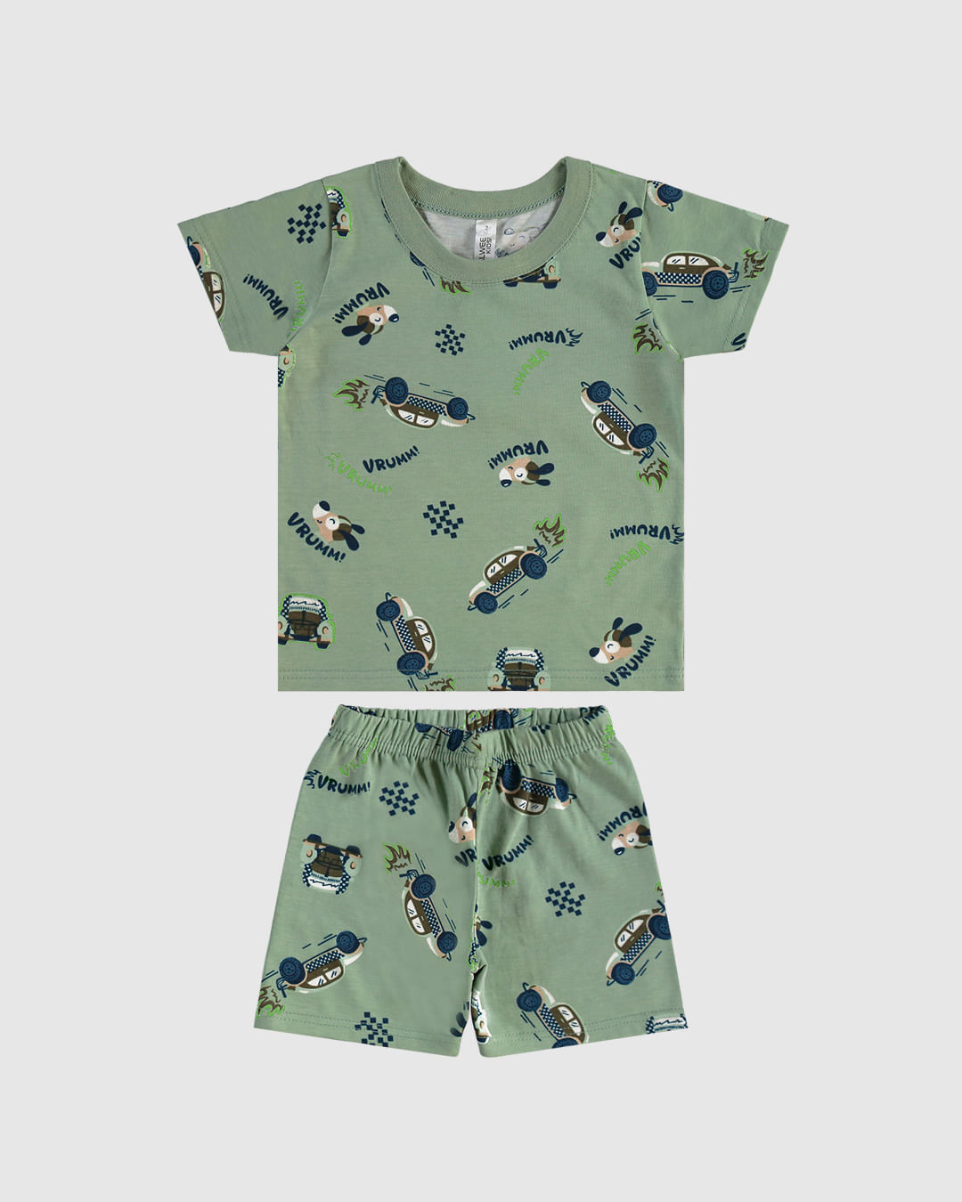 Pijama Infantil Menino Estampado Brilha No Escuro Em Algodão Malwee Kids