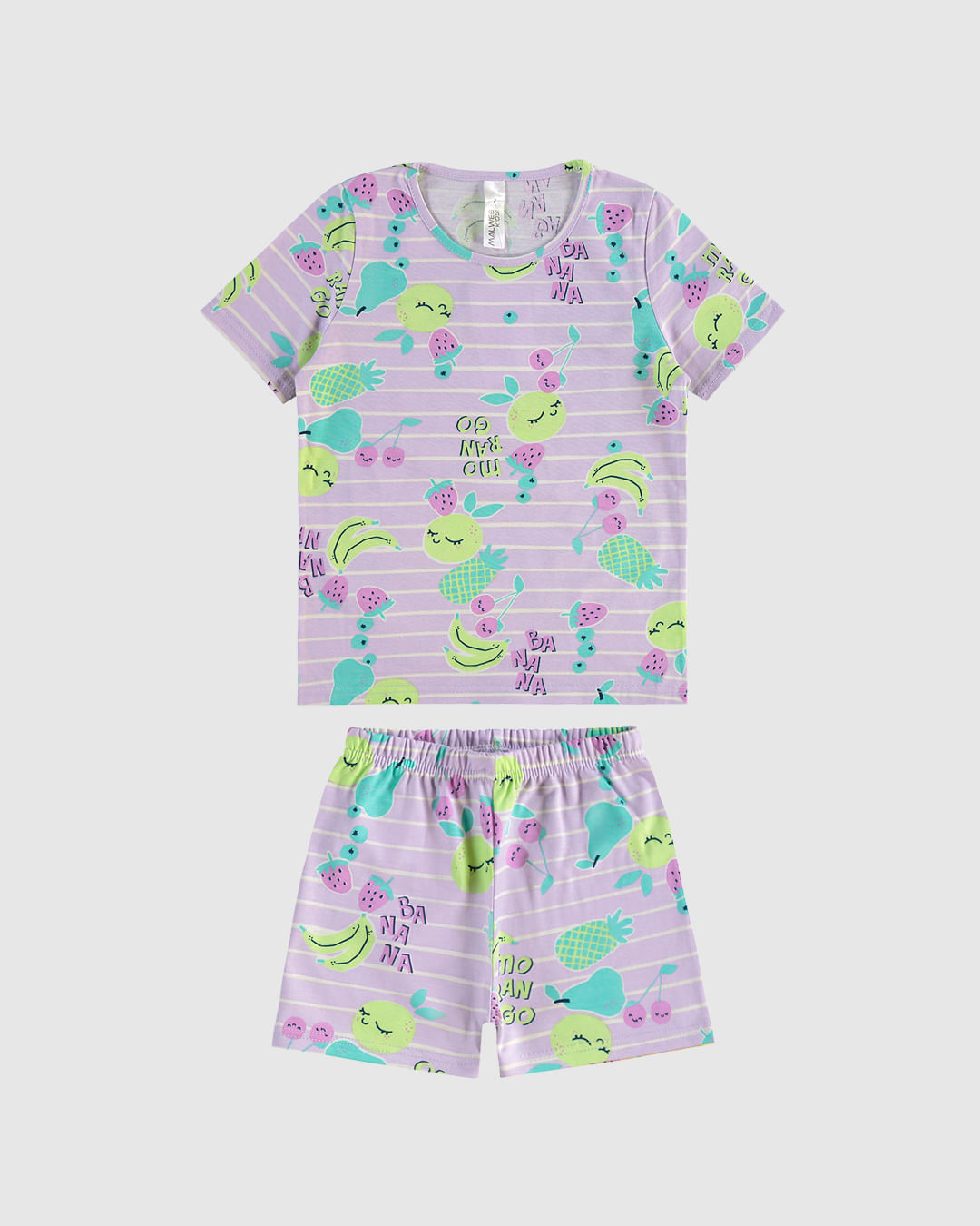 Pijama Infantil Menina Estampado Brilha No Escuro Em Algodão Malwee Kids - Imagem 5