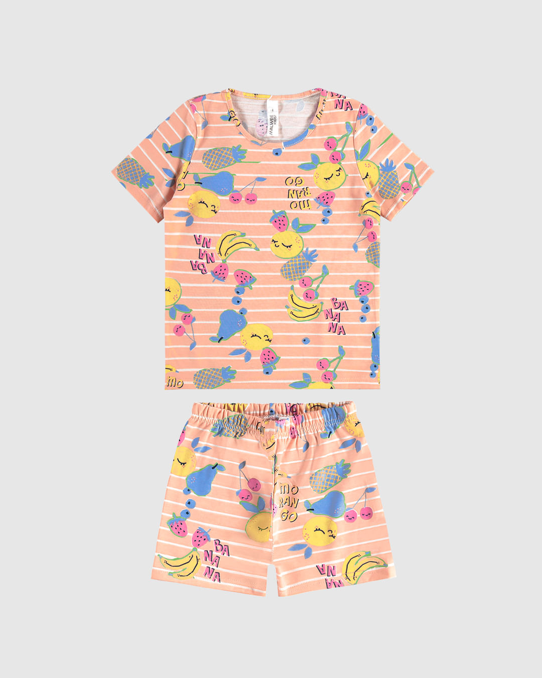 Pijama Infantil Menina Estampado Brilha No Escuro Em Algodão Malwee Kids - Imagem 2