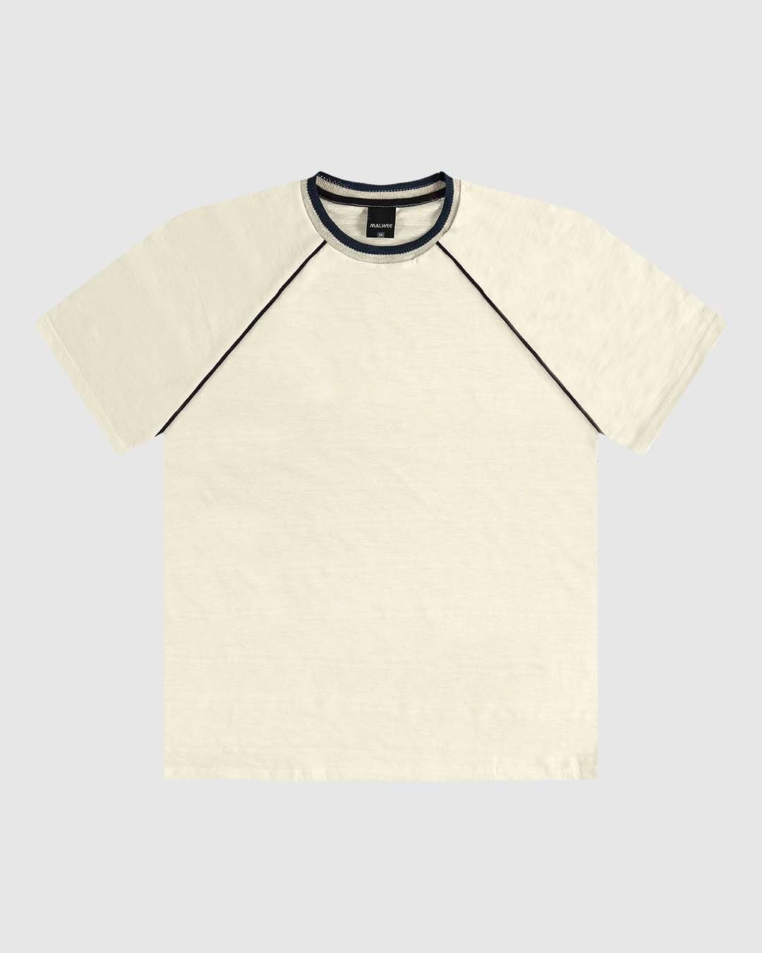 Camiseta Menino Manga Curta Raglan Em Malha Texturizada Malwee Kids
