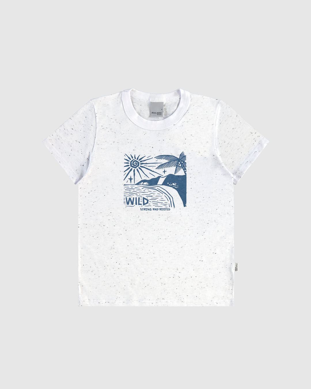 Camiseta Infantil Menino Wild Strong And Rooted em Malha Botonê Malwee Kids