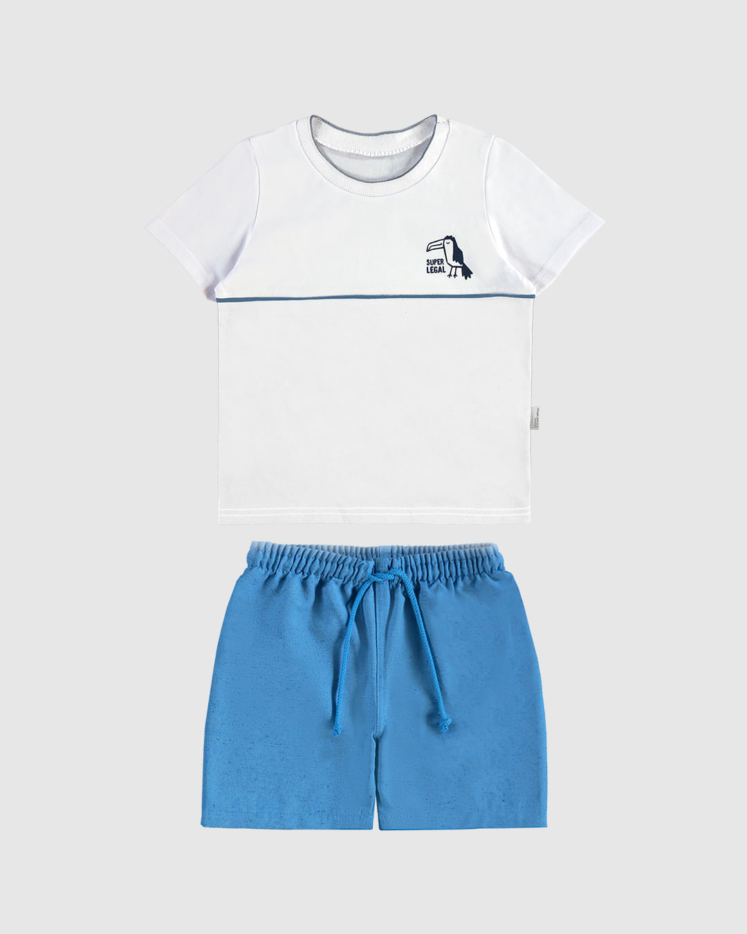 Conjunto Infantil Menino Estampa Super Legal em Algodão Malwee Kids