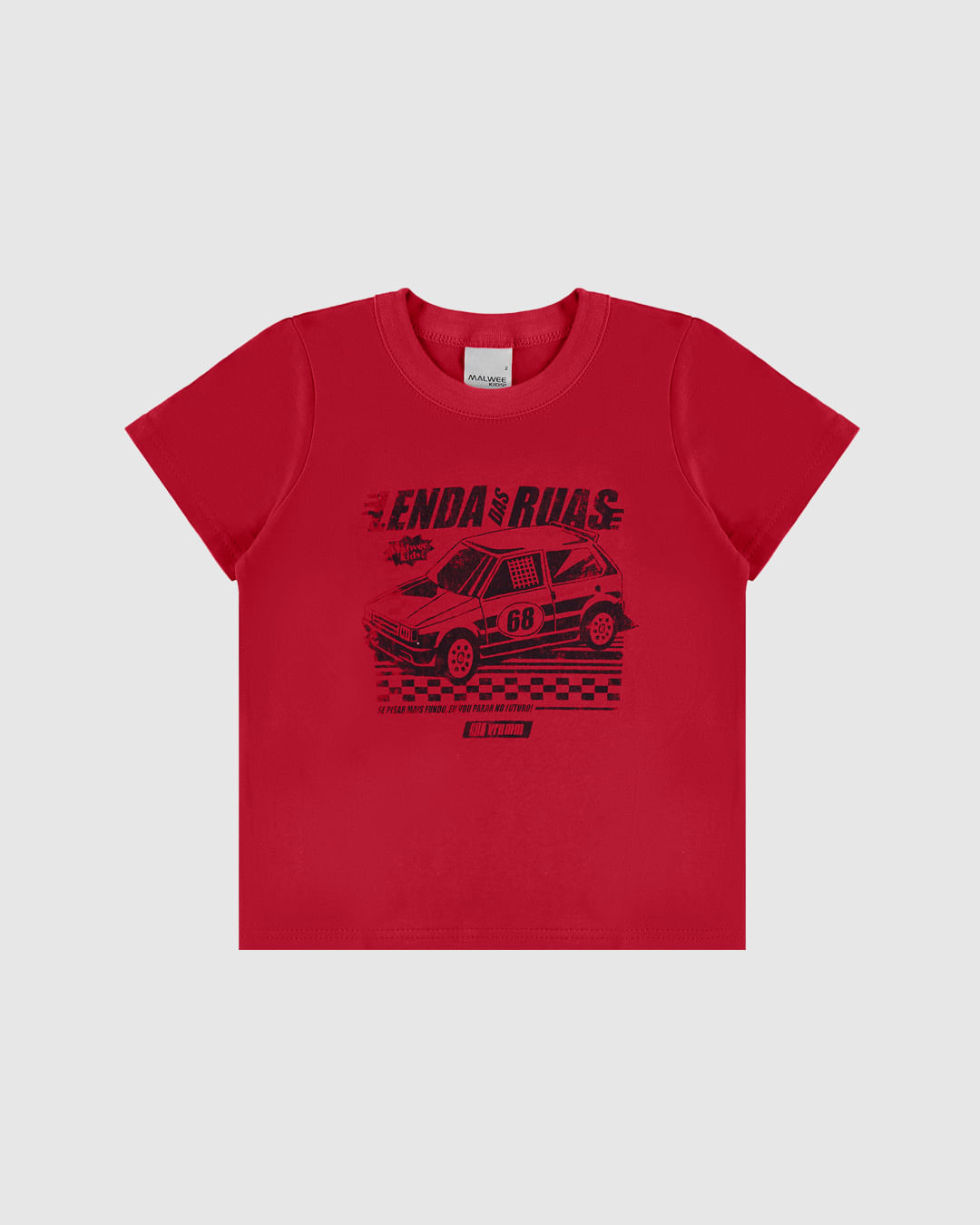 Camiseta Infantil Menino Lenda Das Ruas Em Algodão Malwee Kids