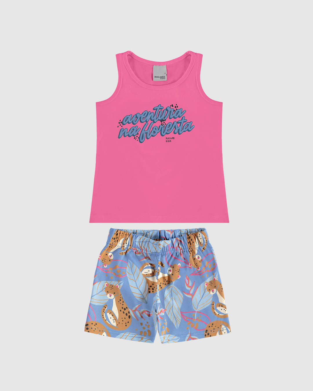 Conjunto Infantil Menina Aventura Na Floresta Em Algodão Malwee Kids - Imagem 6