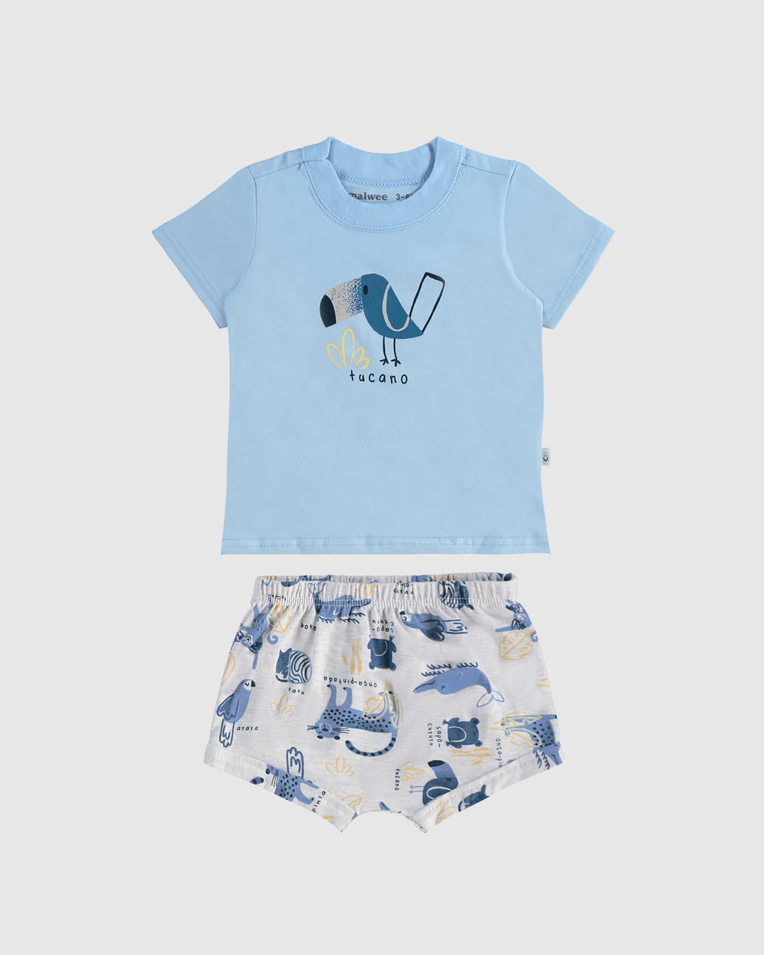 Conjunto Infantil Menino Estampa Tucano Em Algodão Malwee Kids - Imagem 6
