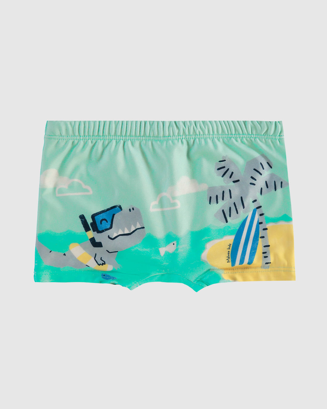 Sunga Boxer Infantil Menino Cadarço Interno Em Malha UV50+ Malwee Kids - Imagem 6