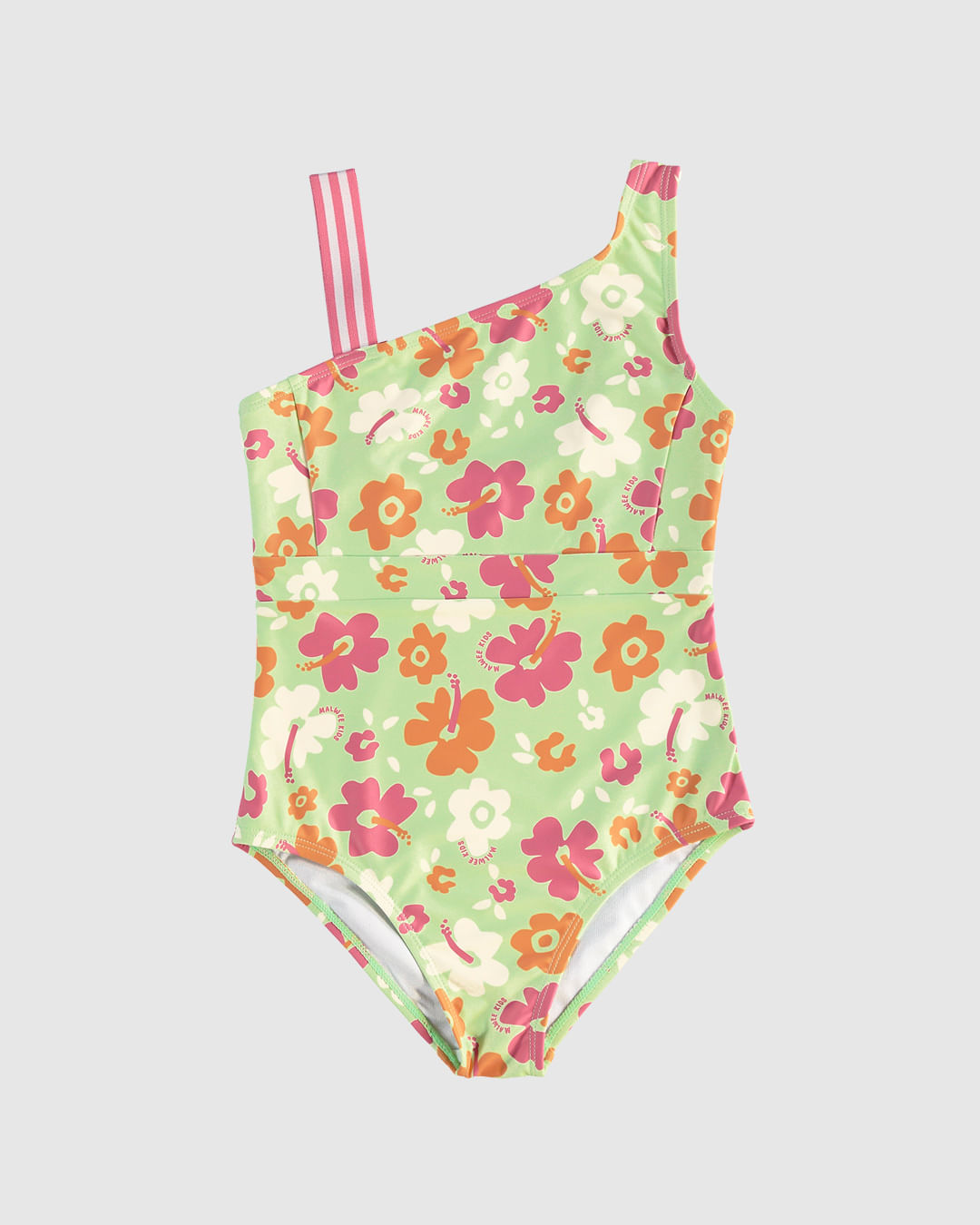 Maiô Infantil Menina Estampa Floral Em Malha UV50+ Malwee Kids - Imagem 2