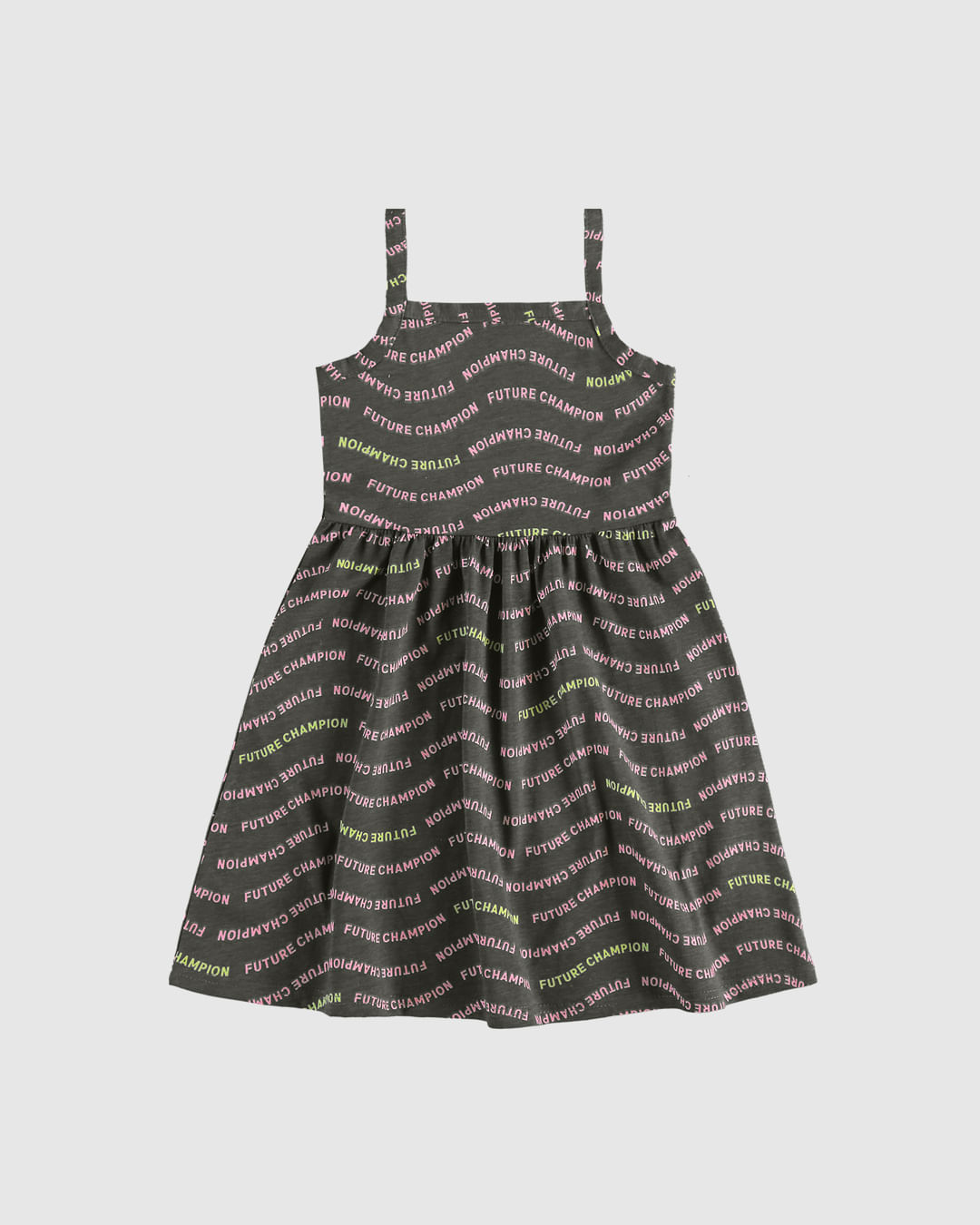Vestido Infantil Rodado Decote Reto Em Algodão Malwee Kids