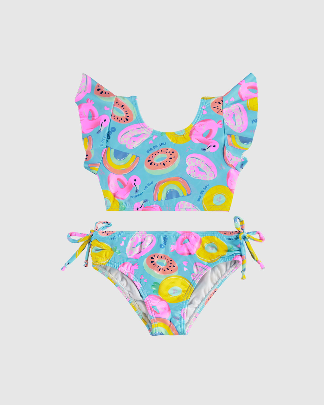 Biquíni Infantil Menina Dia De Sol! Em Malha UV50+ Malwee Kids - Imagem 5